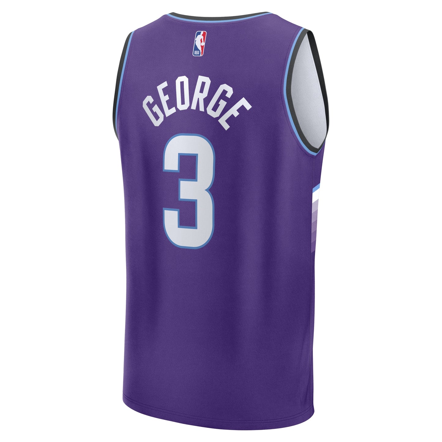 Men's Utah Jazz Keyonte George Fanatics Purple Fast Break Jersey - Icon Edition