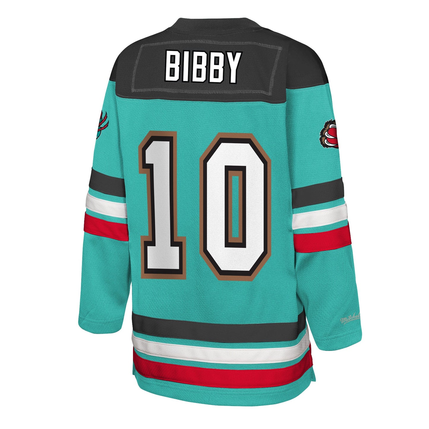 Youth Memphis Grizzlies Mike Bibby Mitchell & Ness Turquoise Maxxed Out 2.0 Fashion Hockey Jersey