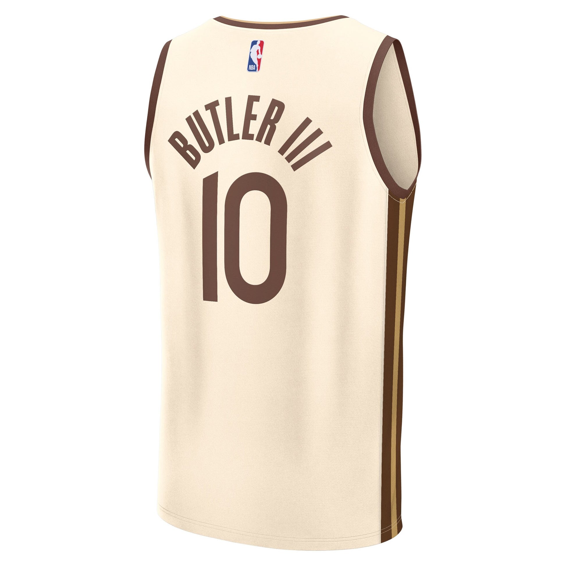 Youth Golden State Warriors Jimmy Butler III Fanatics Tan 2025/26 City Edition Fast Break Jersey