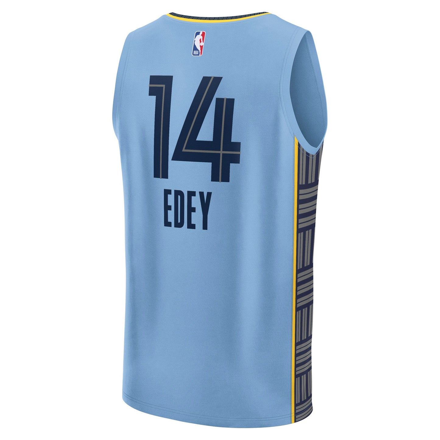 Men's Memphis Grizzlies Zach Edey Fanatics Light Blue Fast Break Replica Player Jersey - Statement Edition