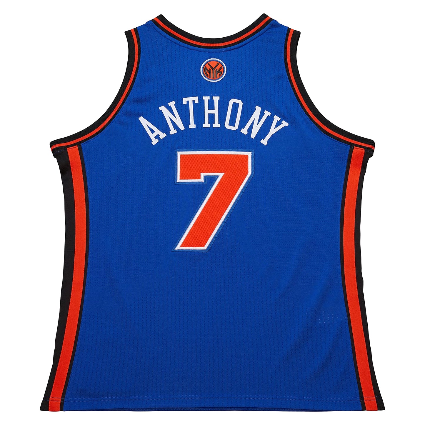 Men's New York Knicks Carmelo Anthony Mitchell & Ness Blue 2010/11 Hardwood Classics Authentic Jersey