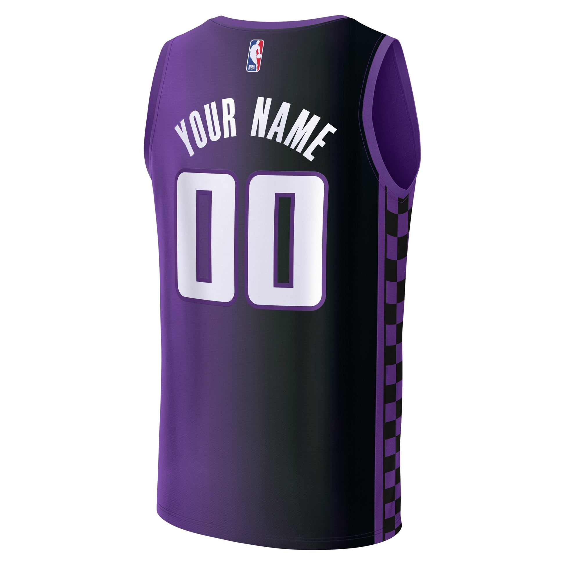 Youth Sacramento Kings Fanatics Purple Fast Break Custom Replica Jersey - Statement Edition