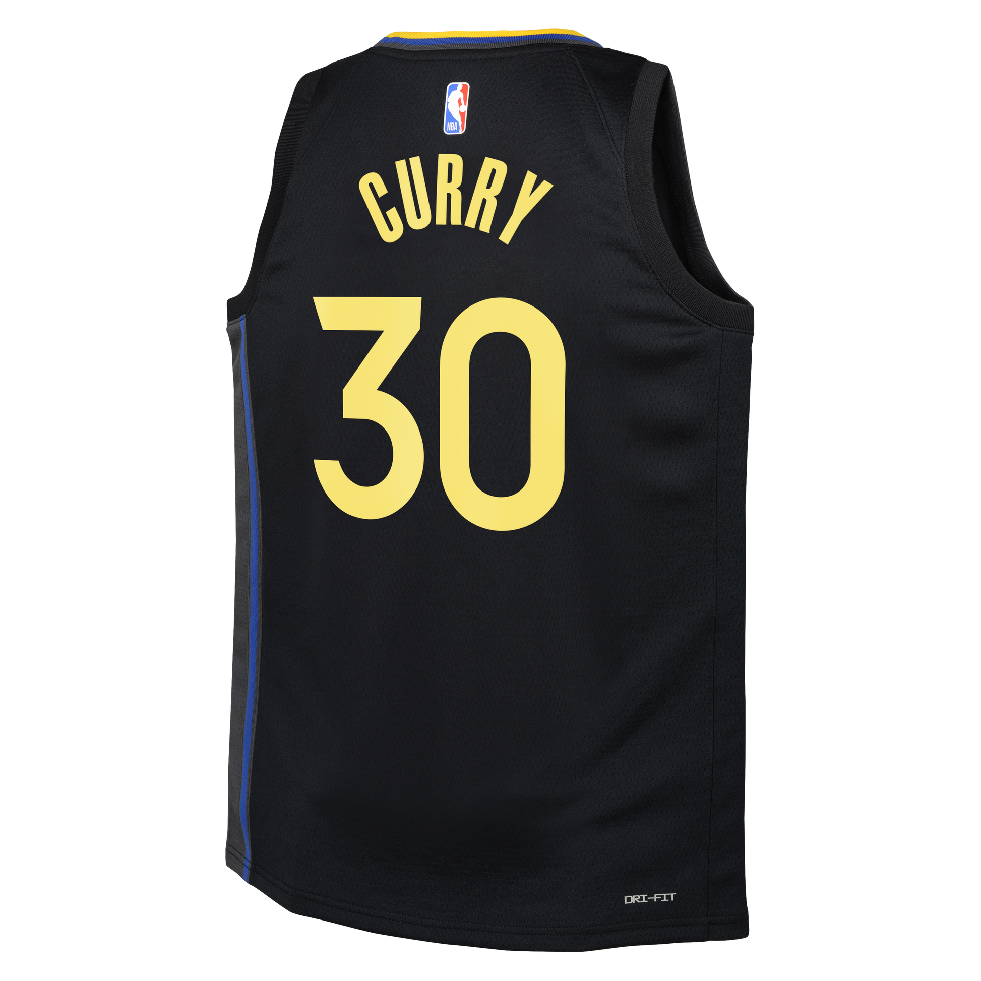 Youth Golden State Warriors Stephen Curry Jordan Brand Black Swingman Player Jersey - Statement Edition