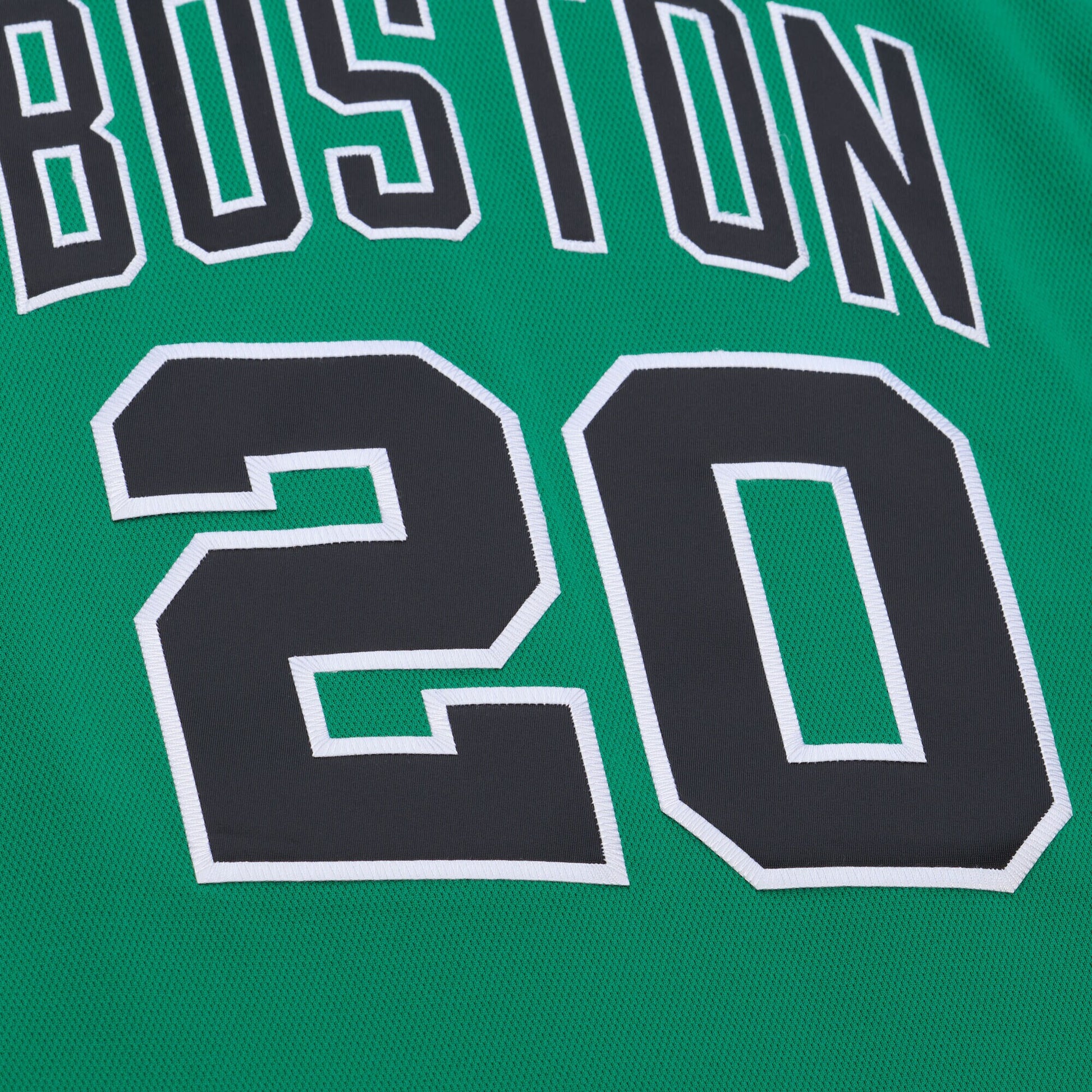Men's Boston Celtics Ray Allen Mitchell & Ness Kelly Green 2007-08 Hardwood Classics Authentic Jersey