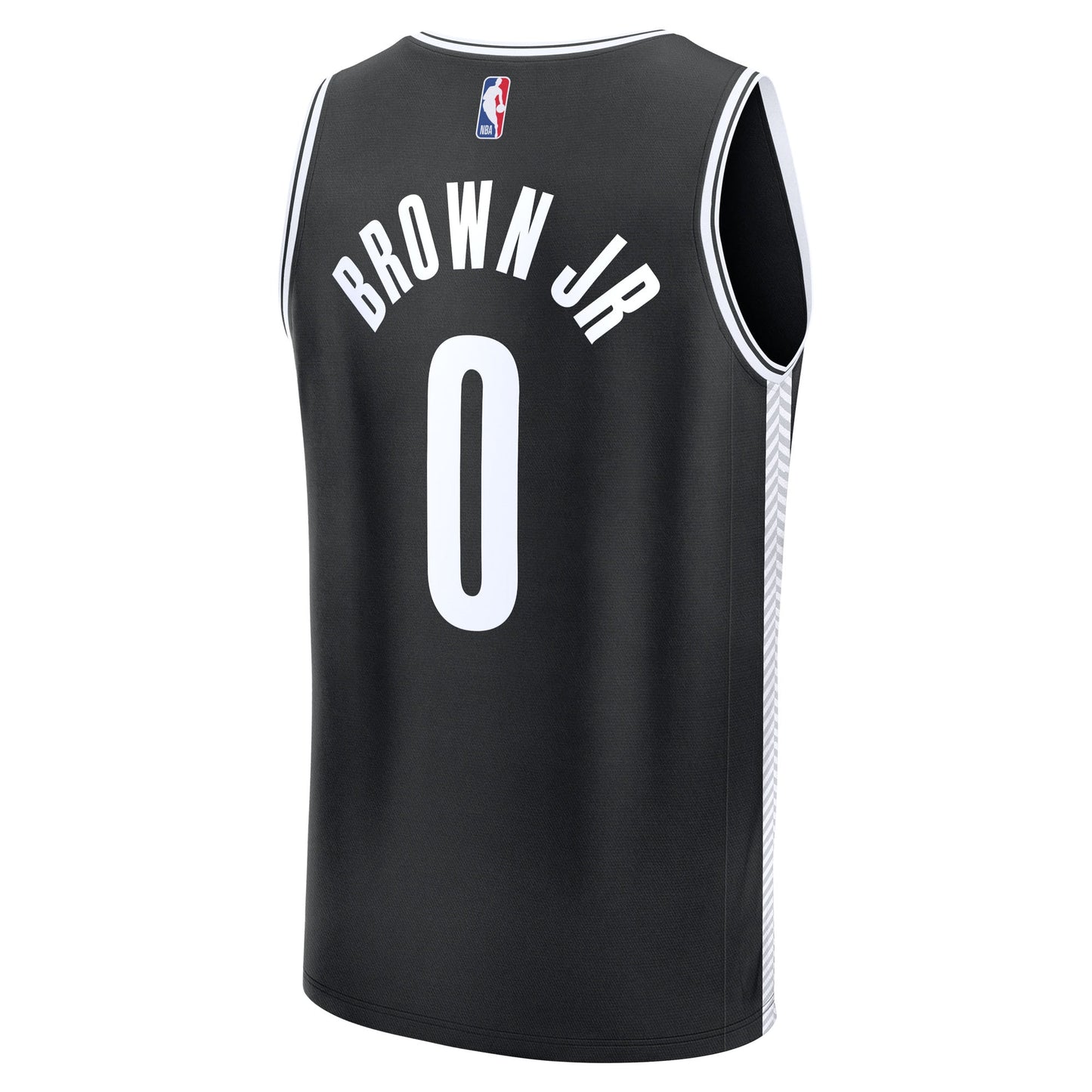 Men's Brooklyn Nets Mikel Brown Jr. Fanatics Black 2026 NBA Draft First Round Pick Fast Break Jersey - Icon Edition