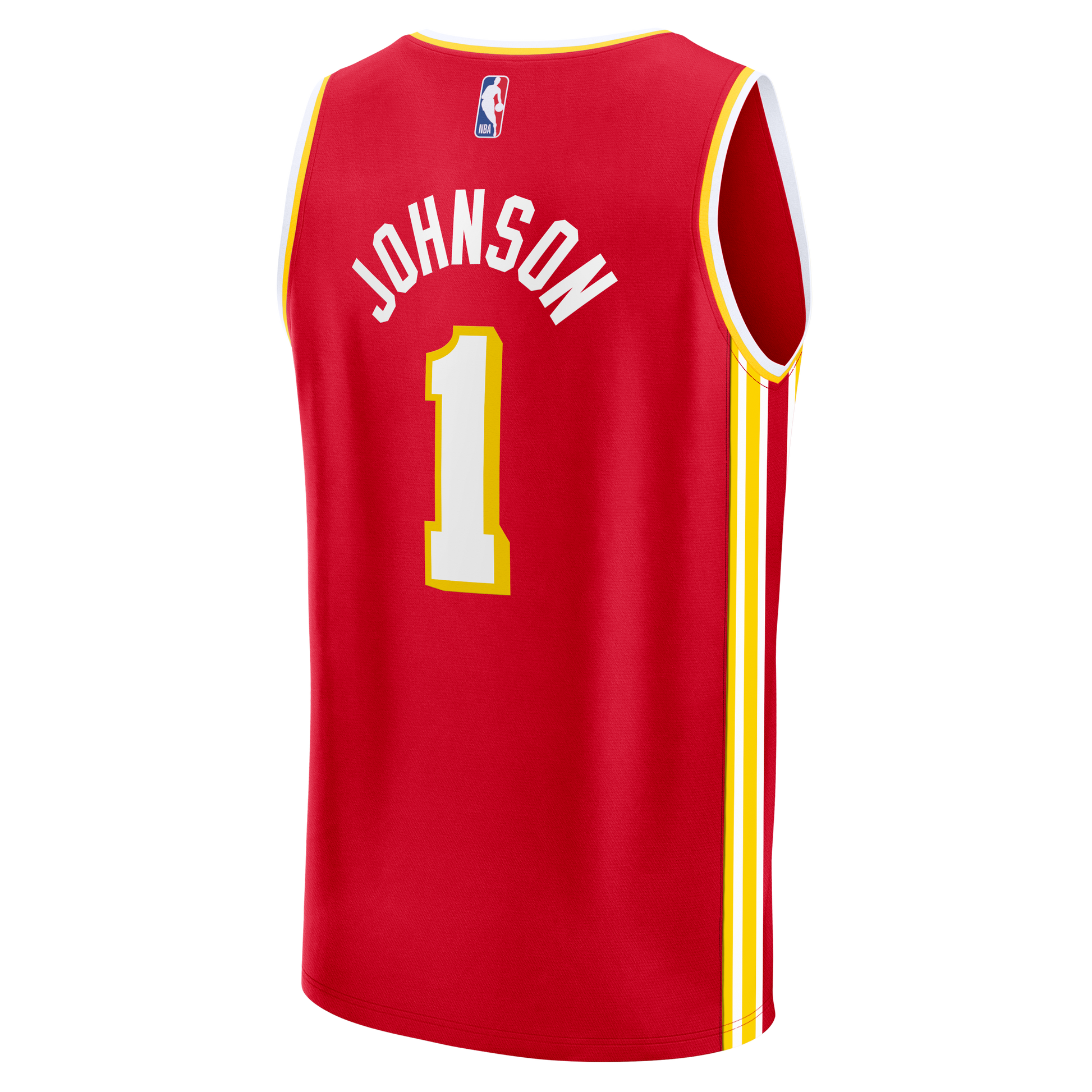 Youth Atlanta Hawks Jalen Johnson Fanatics Red Fast Break Jersey - Icon Edition