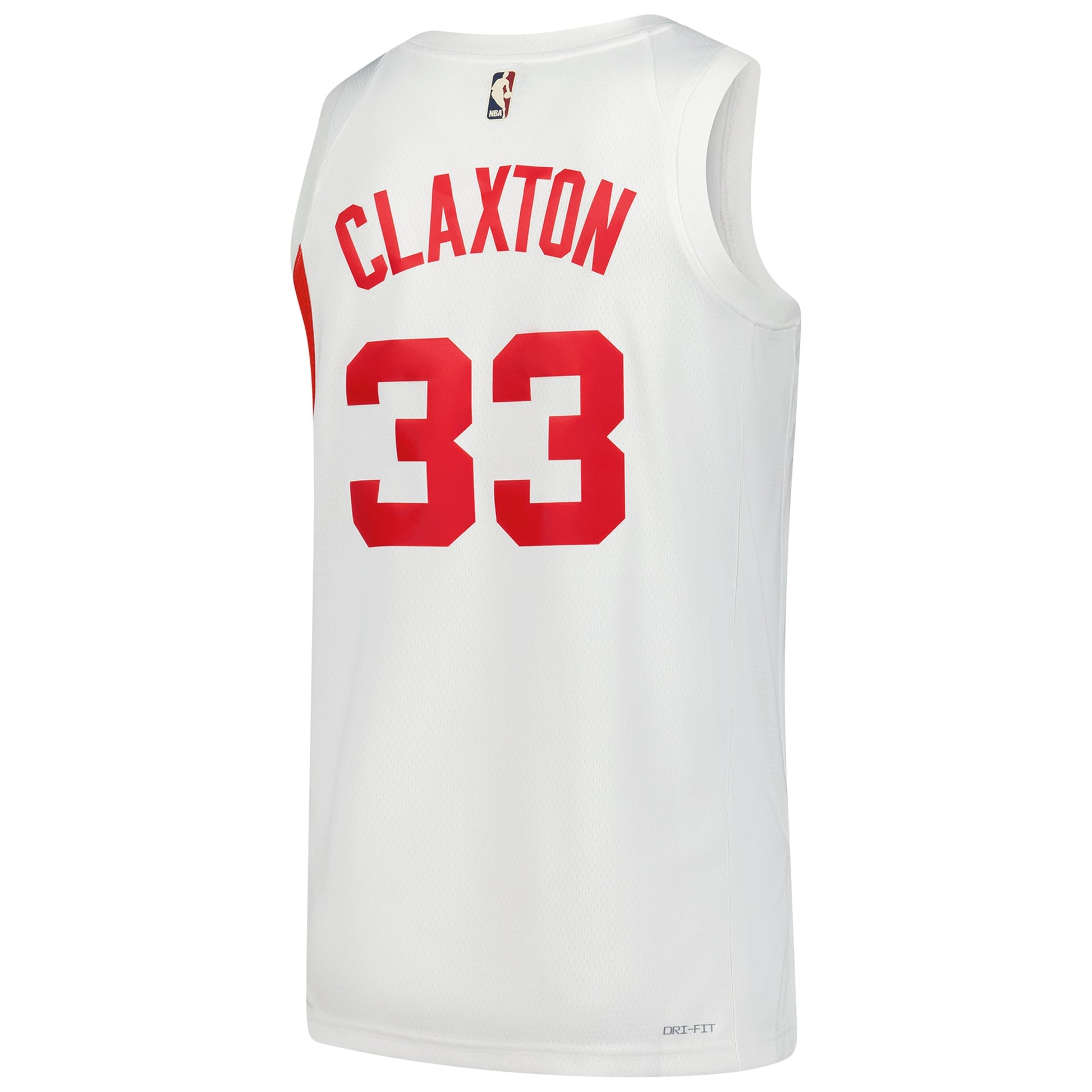 Men's Brooklyn Nets Nic Claxton Nike White Swingman Jersey - Classic Edition