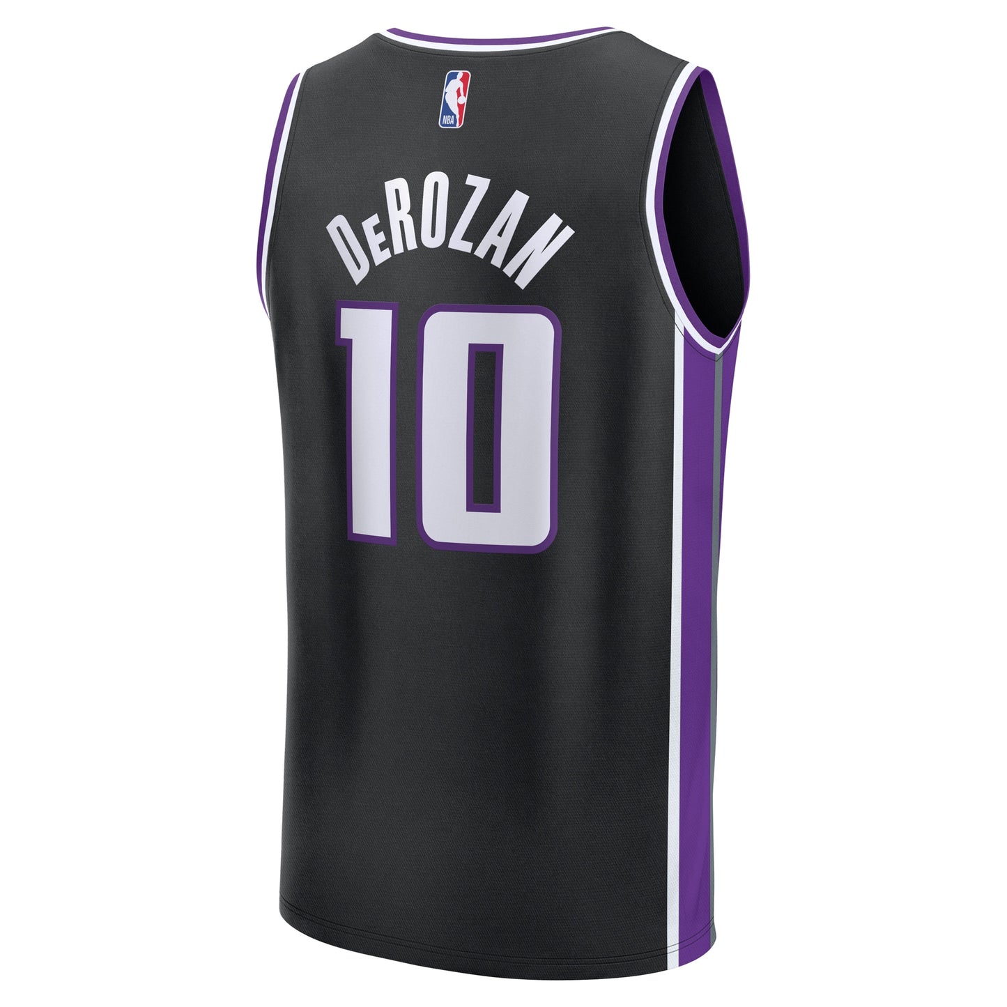 Youth Sacramento Kings DeMar DeRozan Fanatics Black Fast Break Replica Player Jersey - Icon Edition