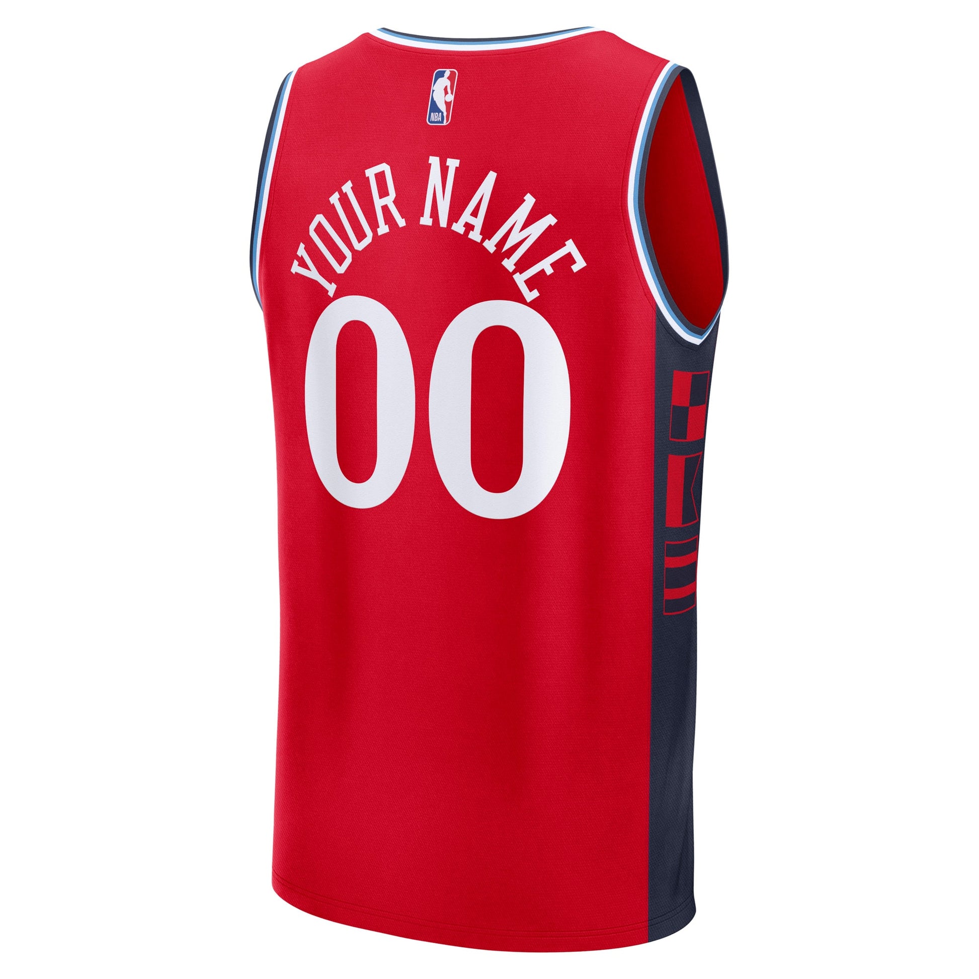 Men's LA Clippers Fanatics Red Fast Break Custom Jersey - Statement Edition