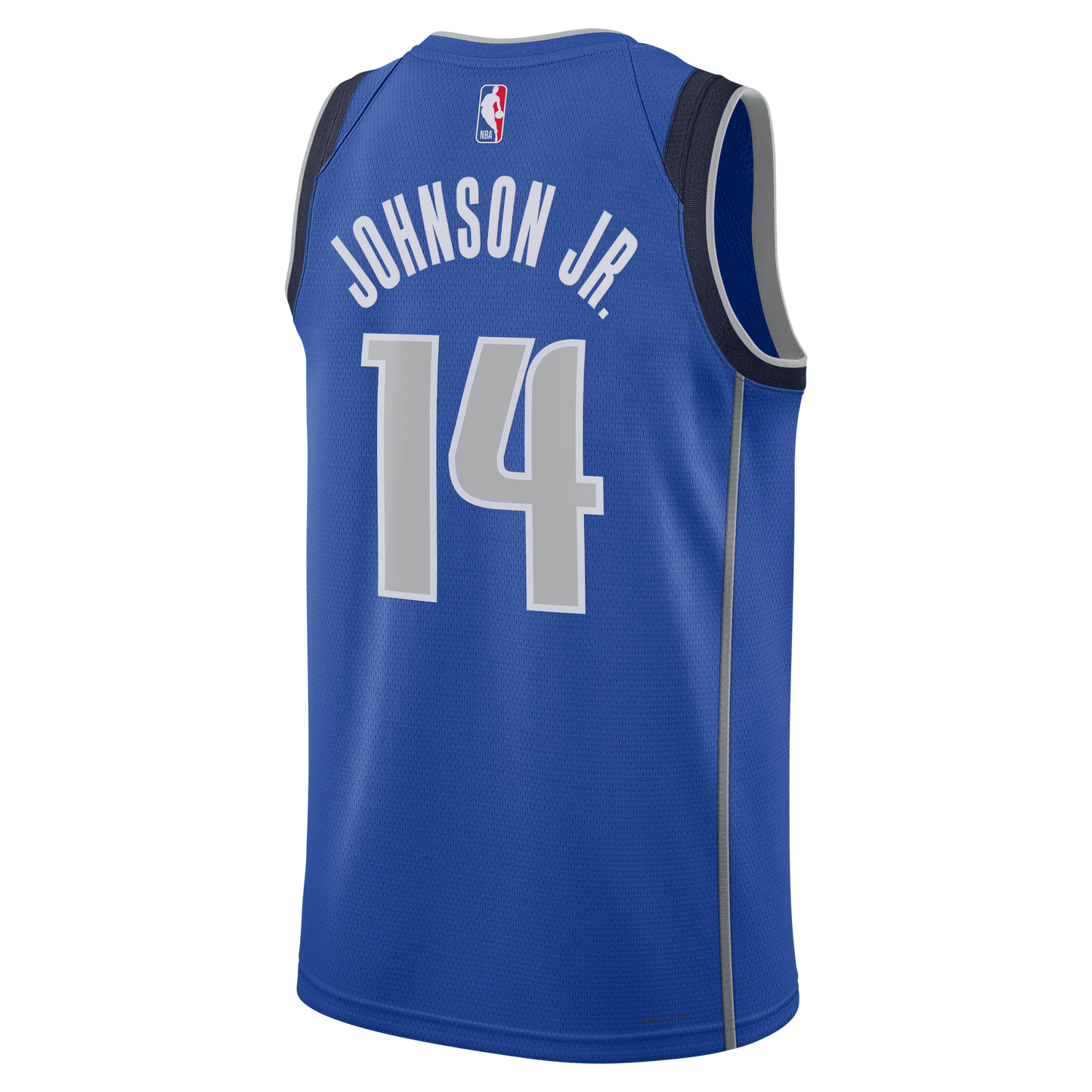 Unisex Dallas Mavericks Morez Johnson Jr. Nike Blue Swingman Jersey - Icon Edition