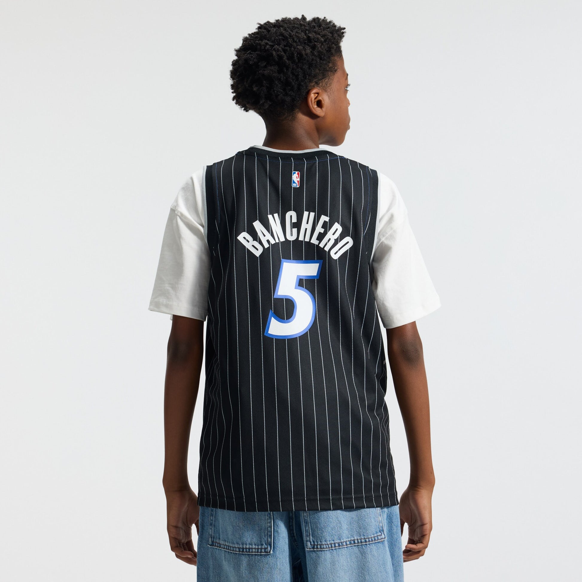 Youth Orlando Magic Paolo Banchero Fanatics Black Fast Break Jersey - Statement Edition