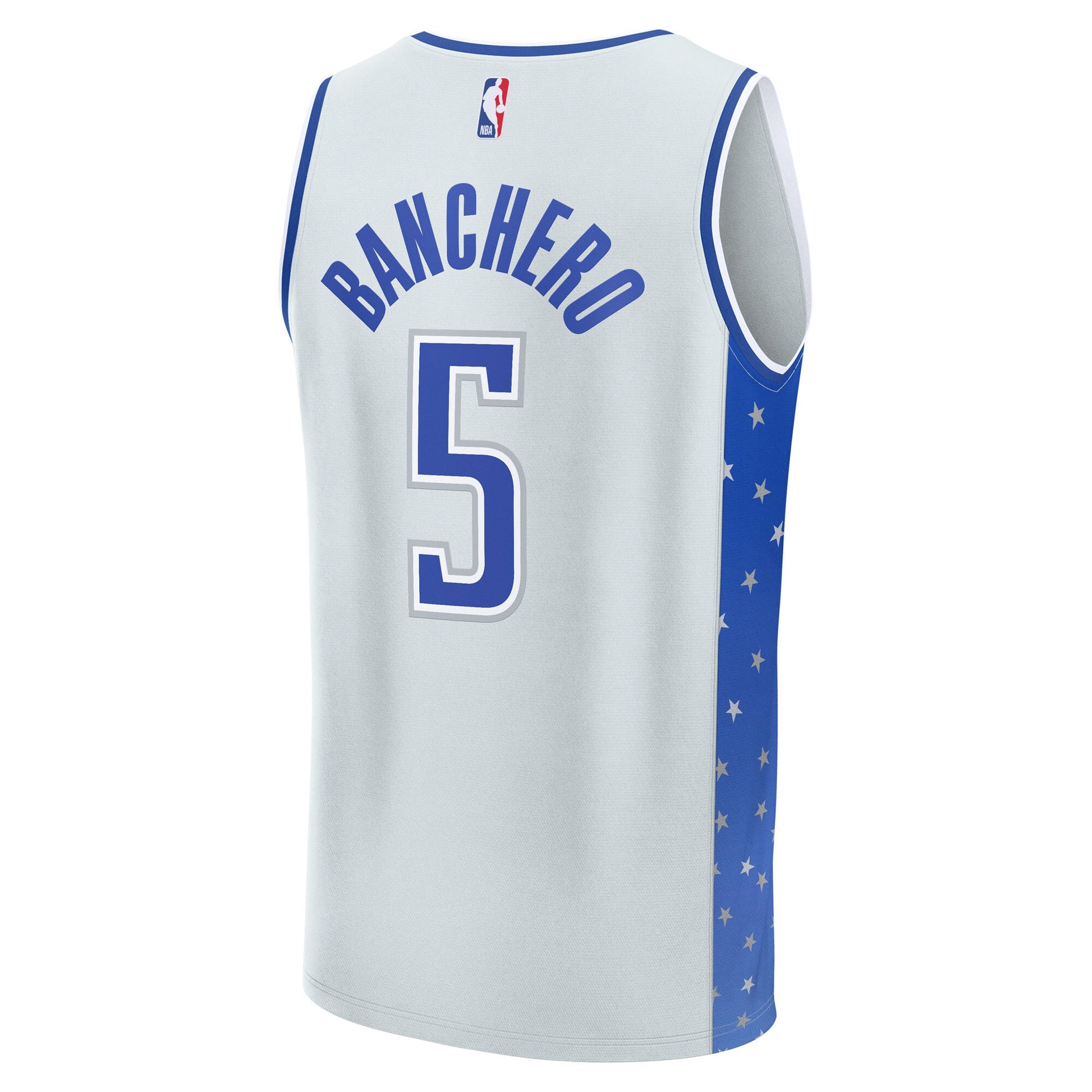 Youth Orlando Magic Paolo Banchero Fanatics Silver 2025/26 City Edition Fast Break Jersey