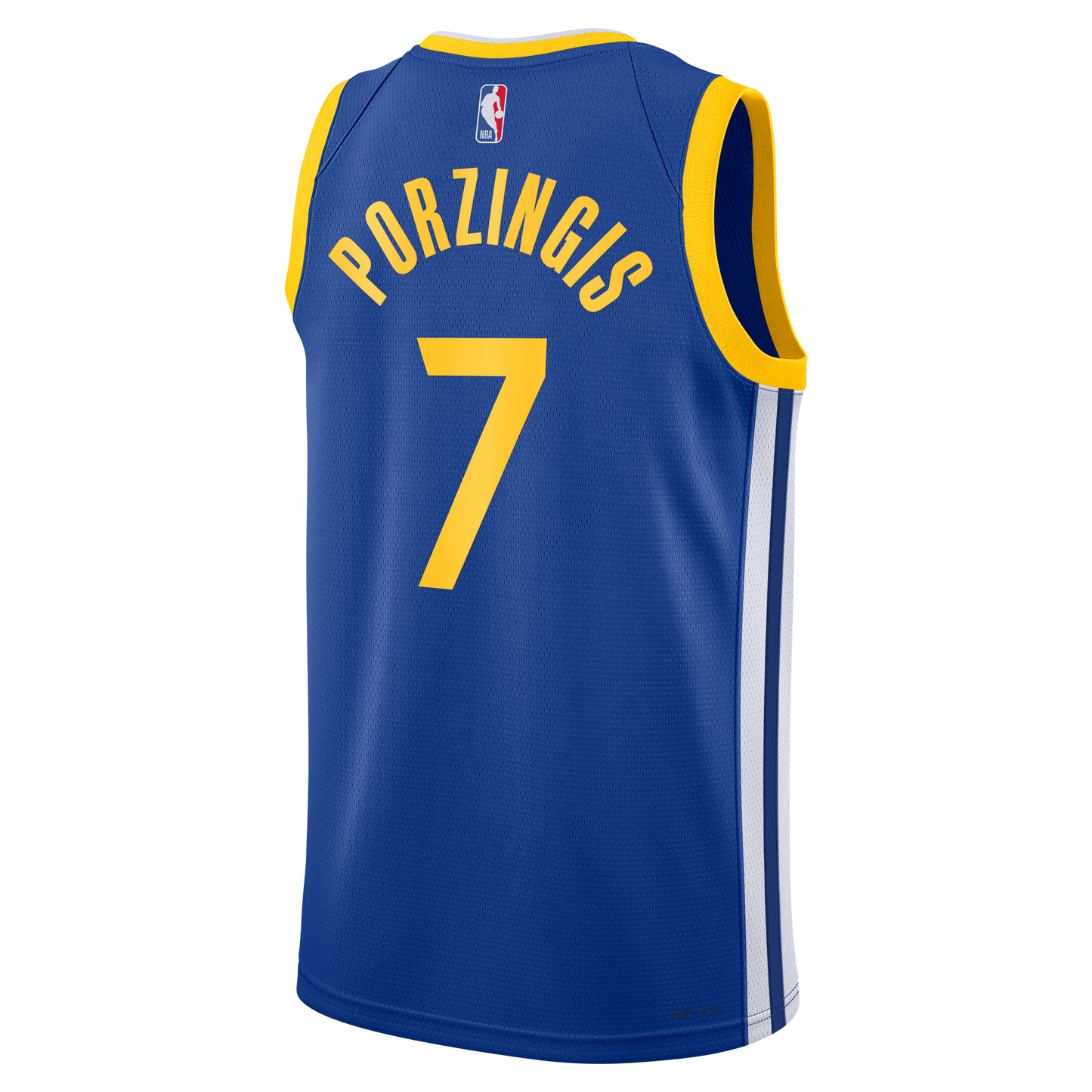 Unisex Golden State Warriors Kristaps Porziņģis Nike Royal Swingman Jersey - Icon Edition