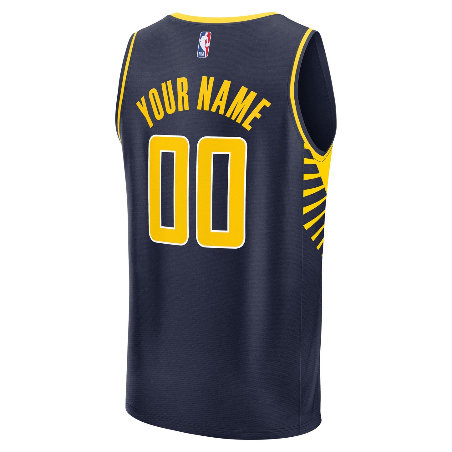 Men's Indiana Pacers Fanatics Navy Fast Break Custom Jersey - Icon Edition