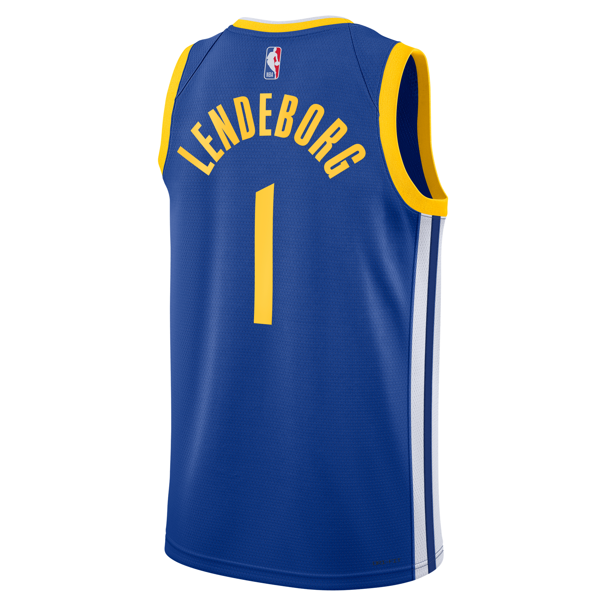 Youth Golden State Warriors Yaxel Lendeborg Nike Royal Swingman Jersey - Icon Edition