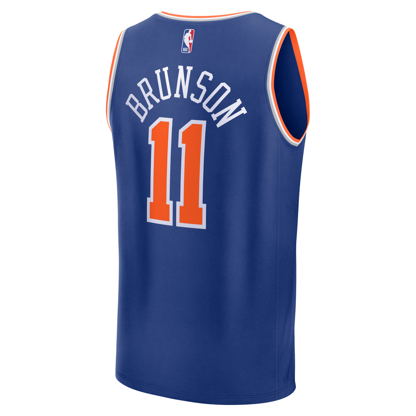 Men's New York Knicks Jalen Brunson Fanatics Blue 2026 NBA Finals Champions Fast Break Jersey - Icon Edition