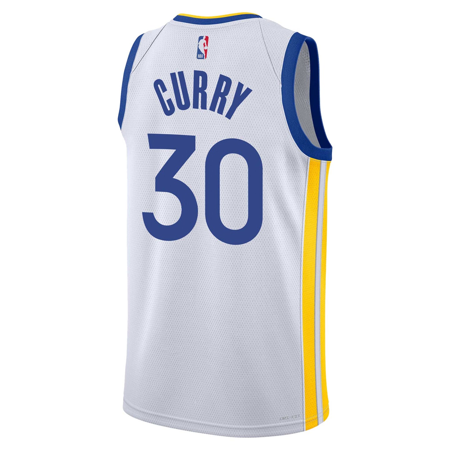 Youth Golden State Warriors Stephen Curry Nike White Swingman Jersey - Association Edition