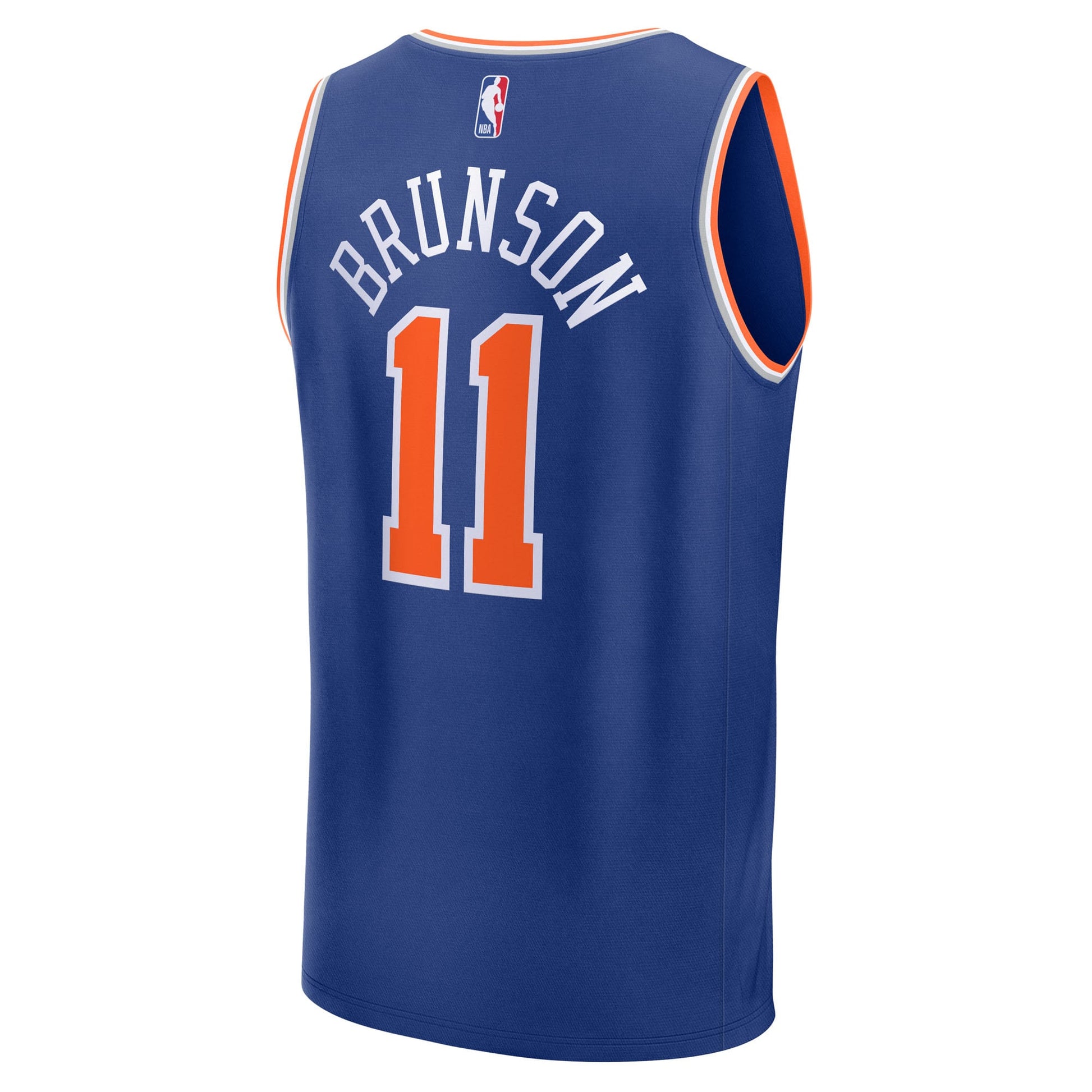 Men's New York Knicks Jalen Brunson Fanatics Blue Fast Break Replica Player Jersey - Icon Edition