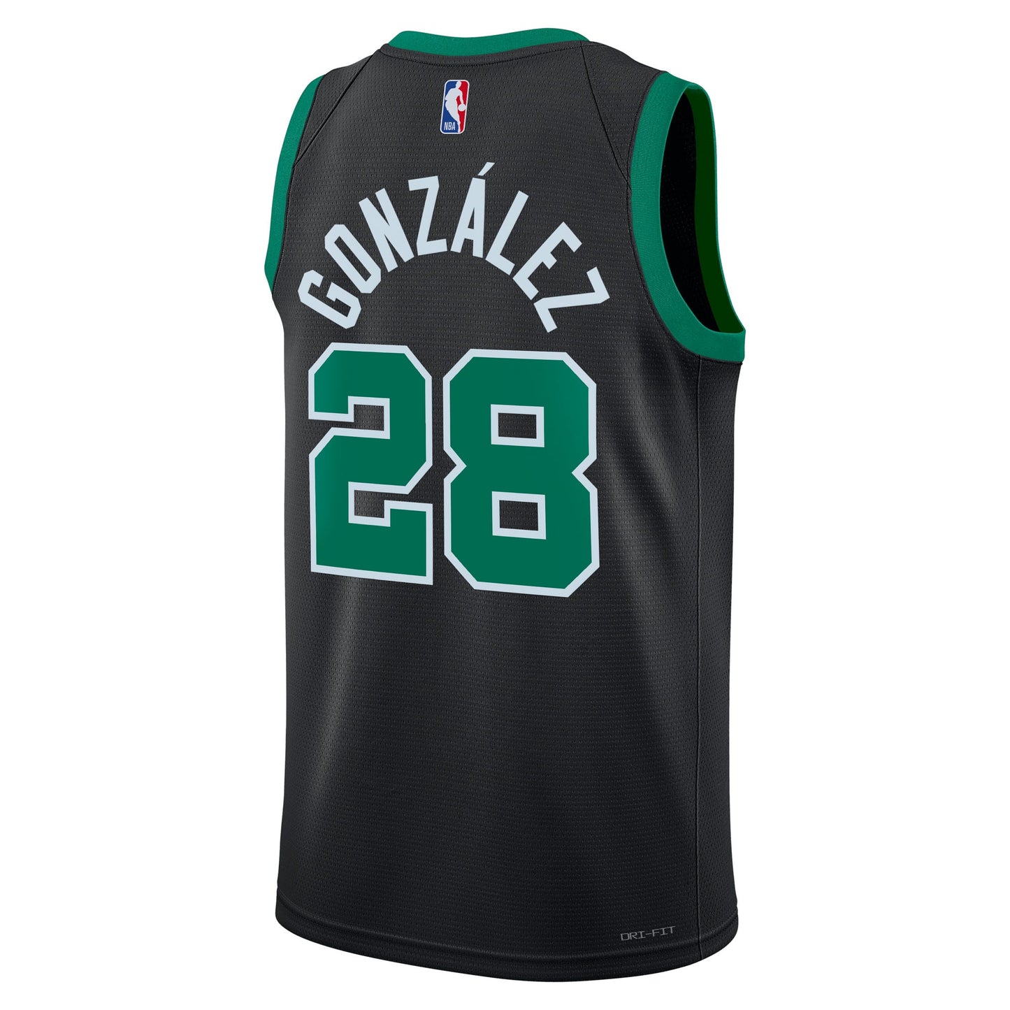Unisex Boston Celtics Hugo González Jordan Brand Black Swingman Jersey - Statement Edition