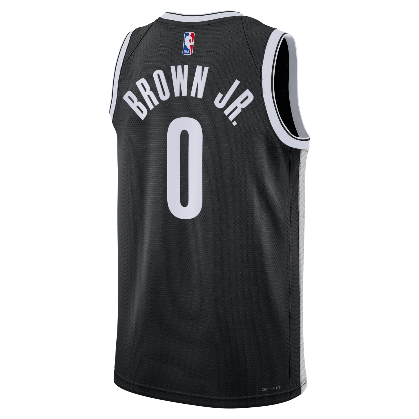 Unisex Brooklyn Nets Mikel Brown Jr. Nike Black Swingman Jersey - Icon Edition