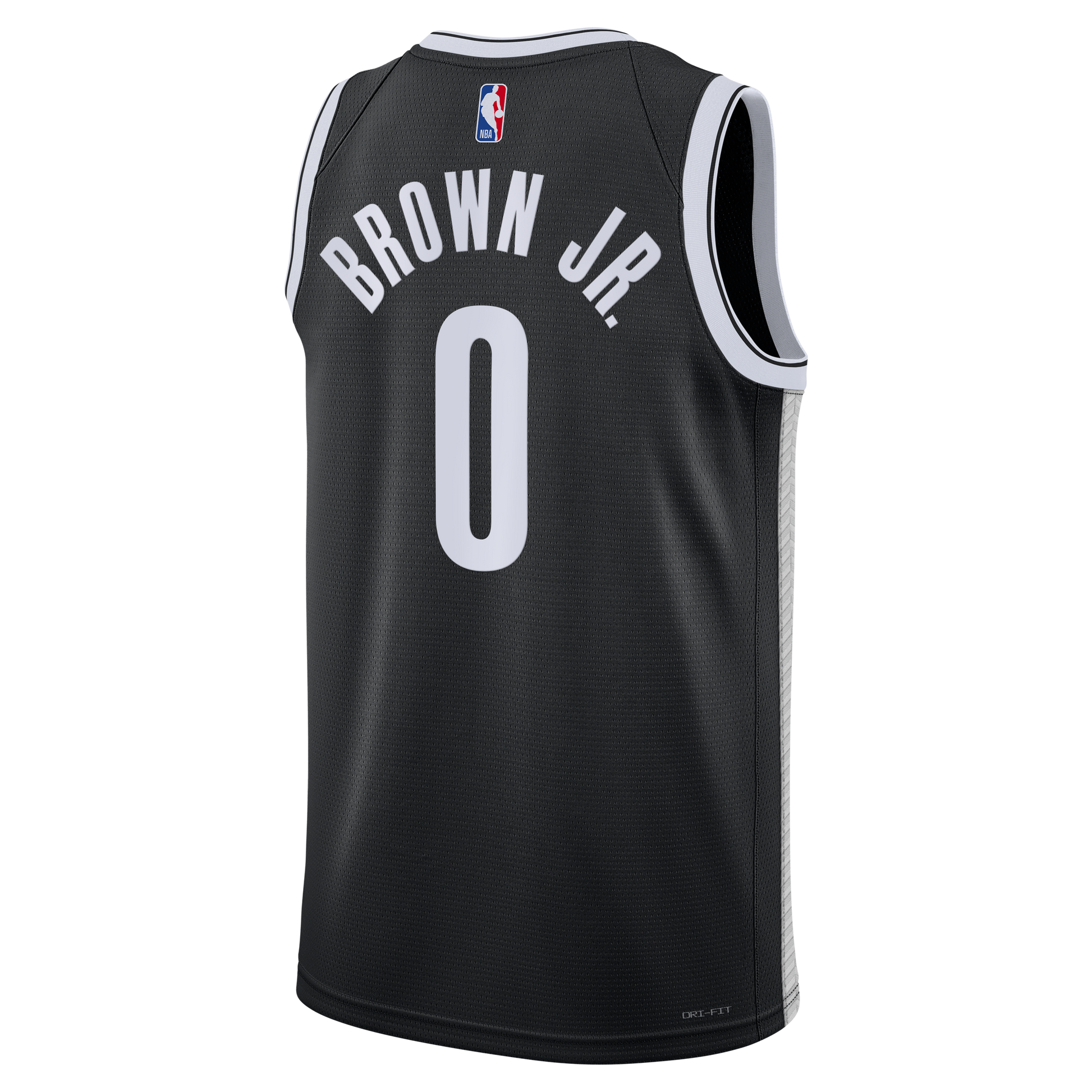 Unisex Brooklyn Nets Mikel Brown Jr. Nike Black Swingman Jersey - Icon Edition