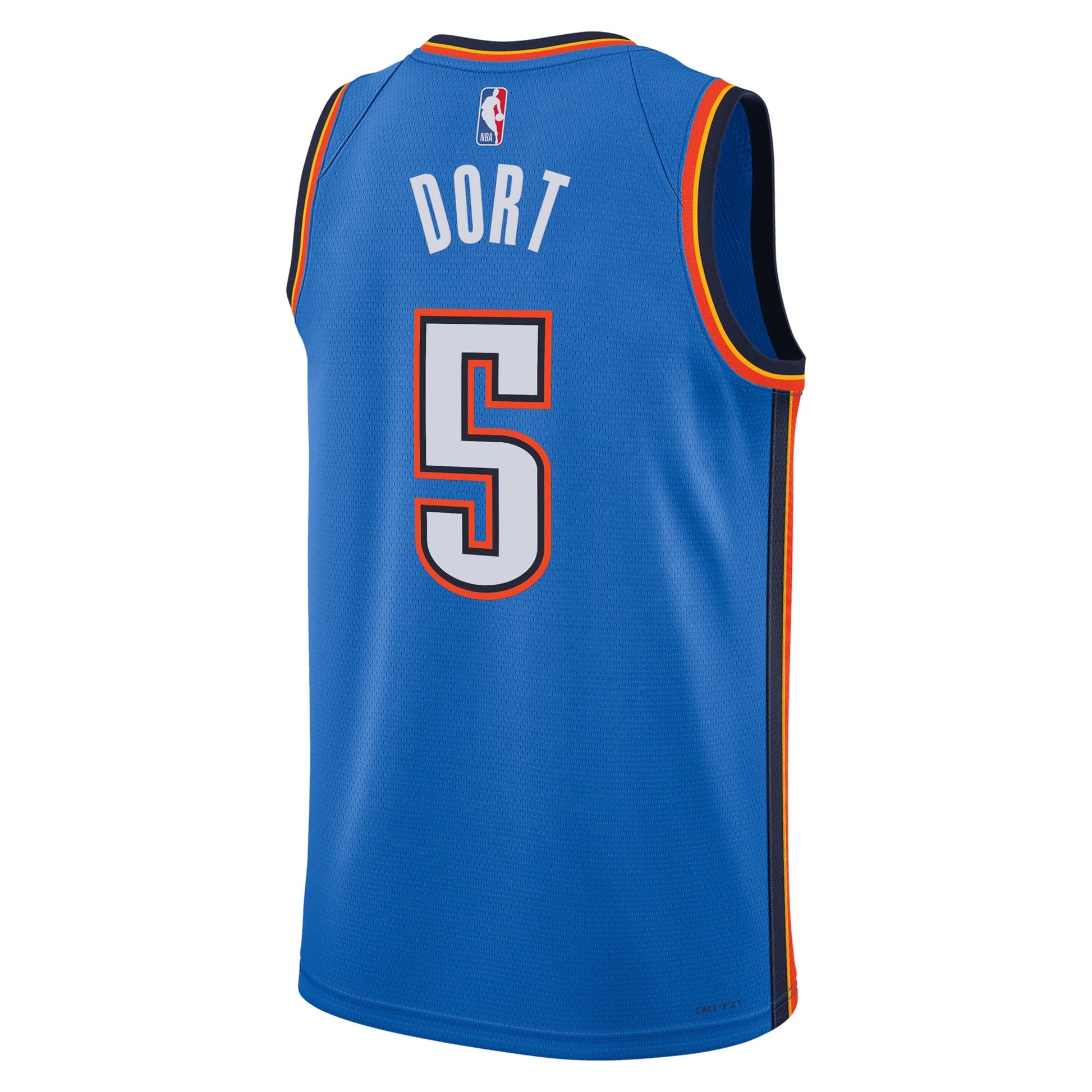 Unisex Oklahoma City Thunder Luguentz Dort Nike Blue Swingman Jersey - Icon Edition