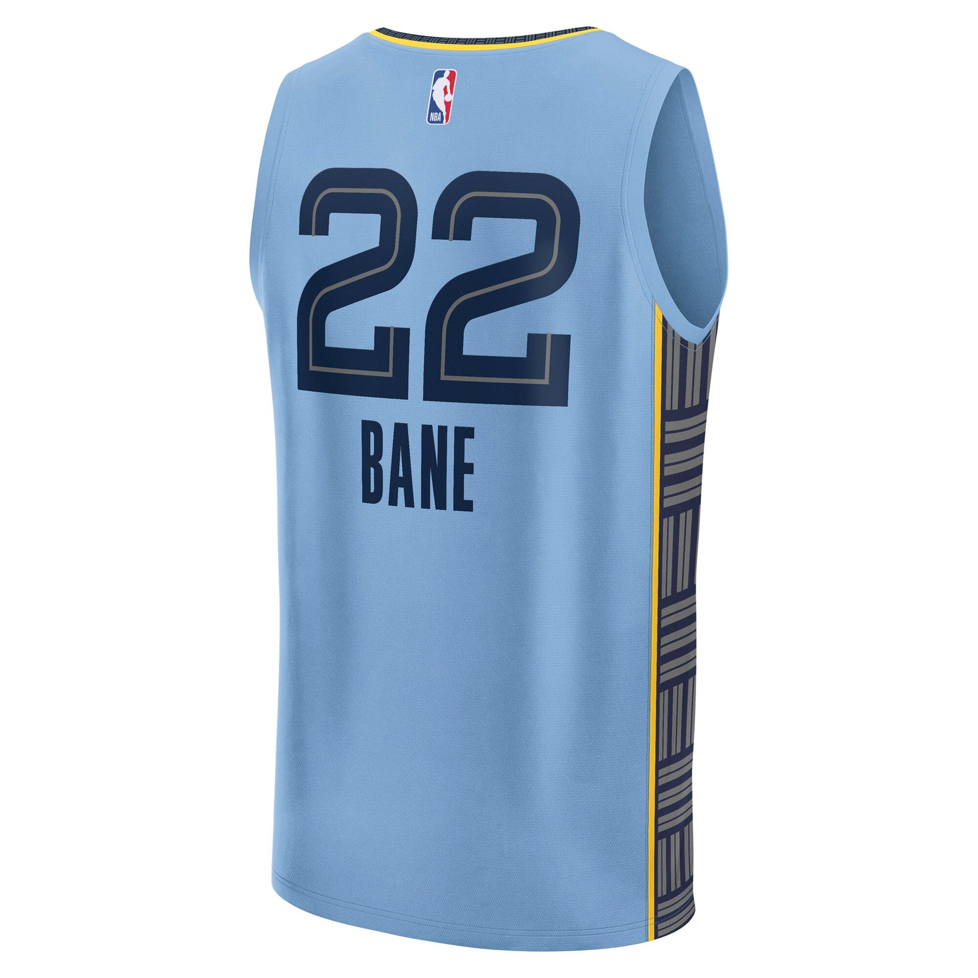 Men's Memphis Grizzlies Desmond Bane Fanatics Light Blue Fast Break Replica Player Jersey - Statement Edition