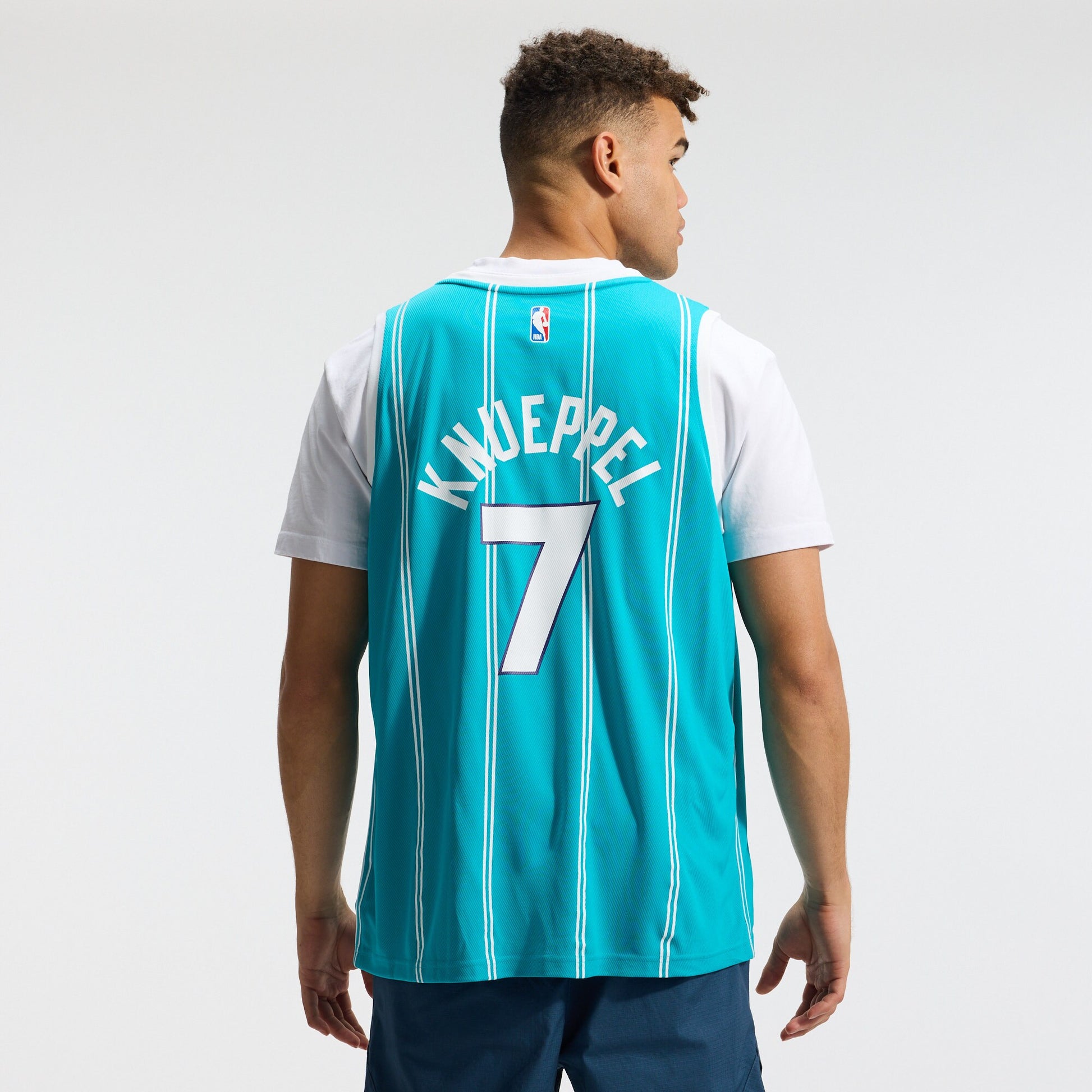 Men's Charlotte Hornets Kon Knueppel Fanatics Teal 2025 NBA Draft First Round Pick Fast Break Replica Jersey - Icon Edition