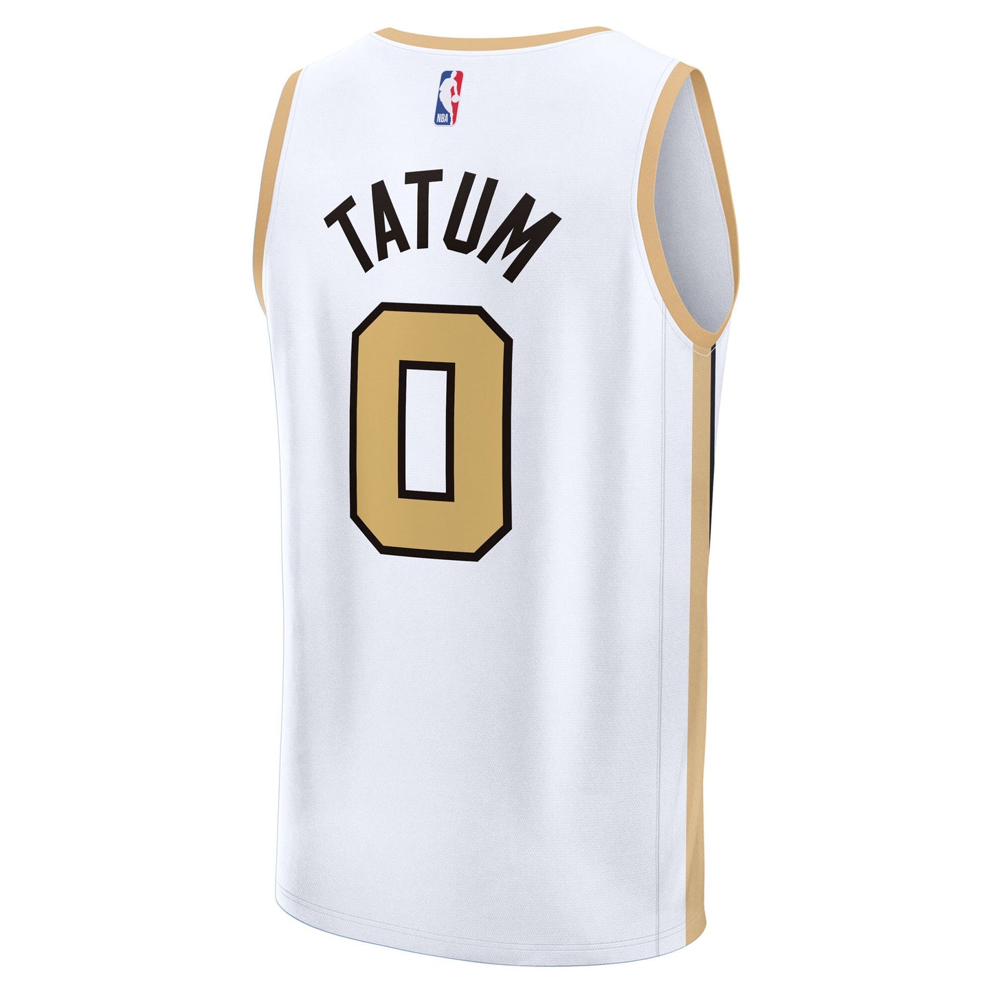 Men's Boston Celtics Jayson Tatum Fanatics White 2025/26 City Edition Fast Break Jersey
