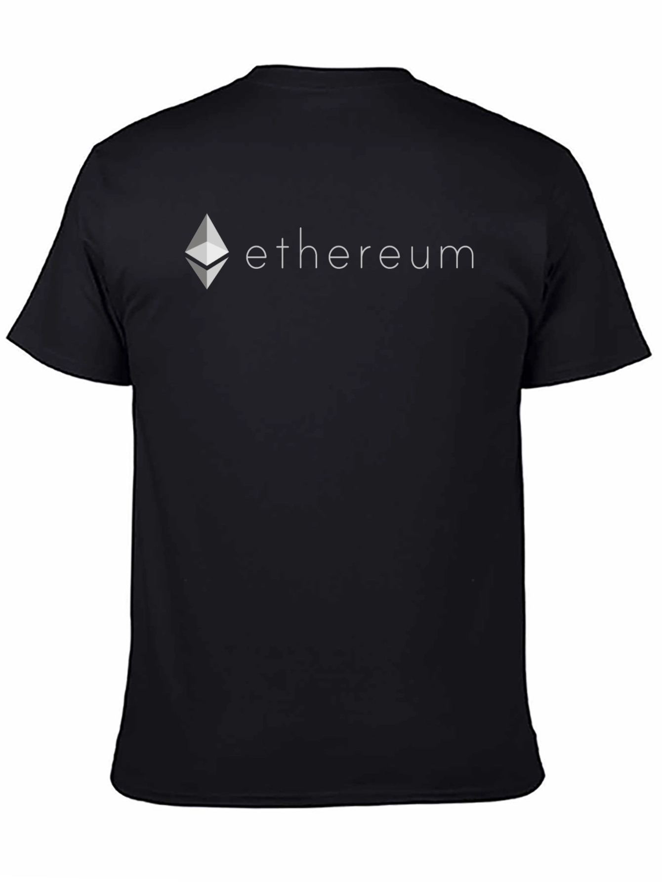 Ethereum Crypto Black T-Shirt - Stylish Blockchain Apparel