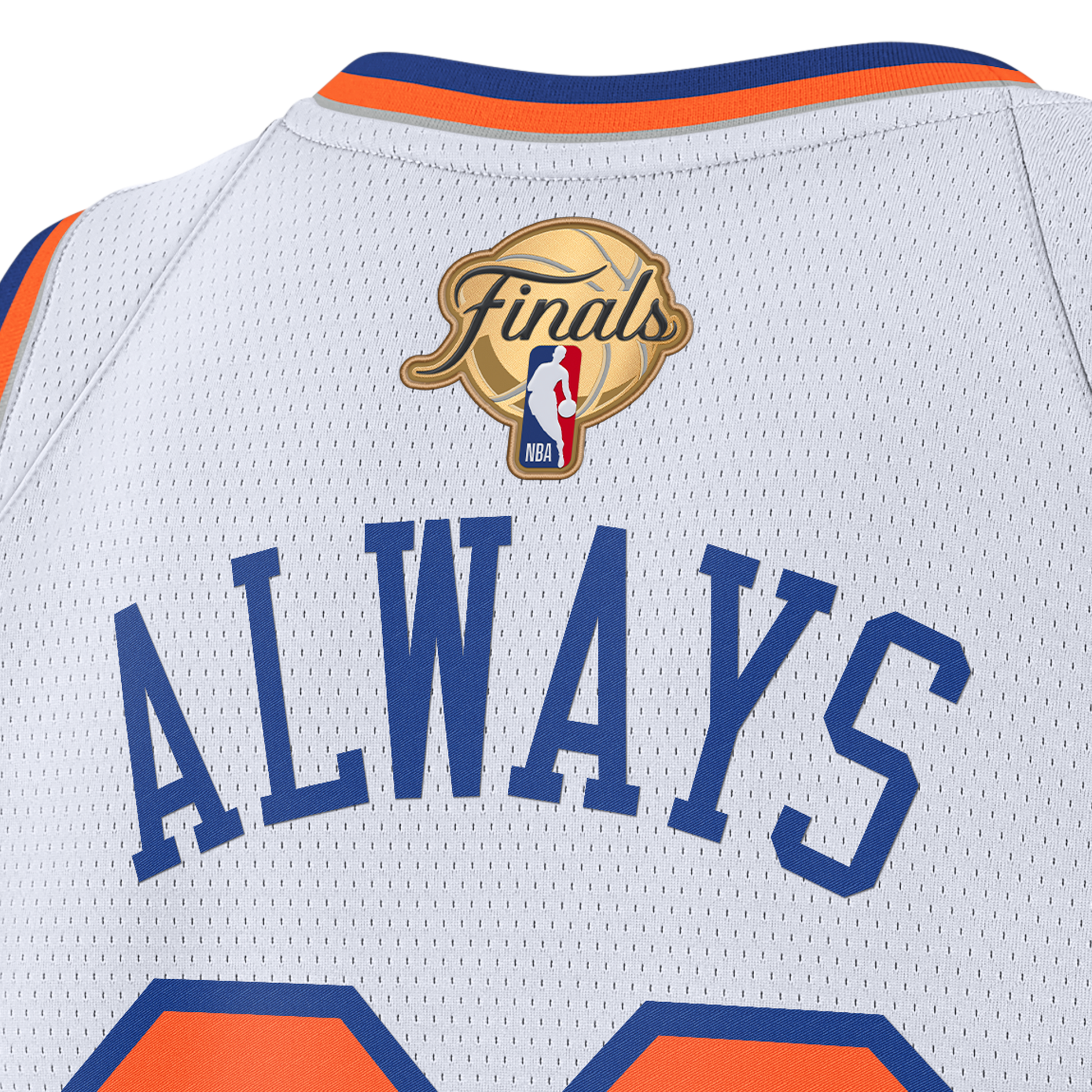 Unisex New York Knicks  Nike White 2026 NBA Finals Champions Always 26 Swingman Jersey - Association Edition