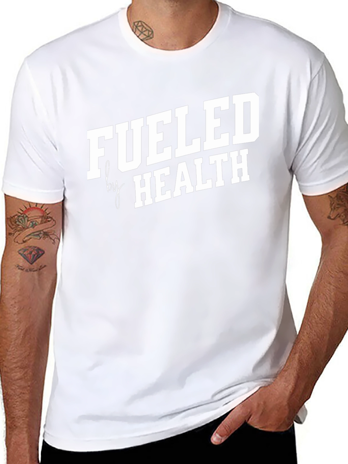 Fueled by Health Black T-Shirt