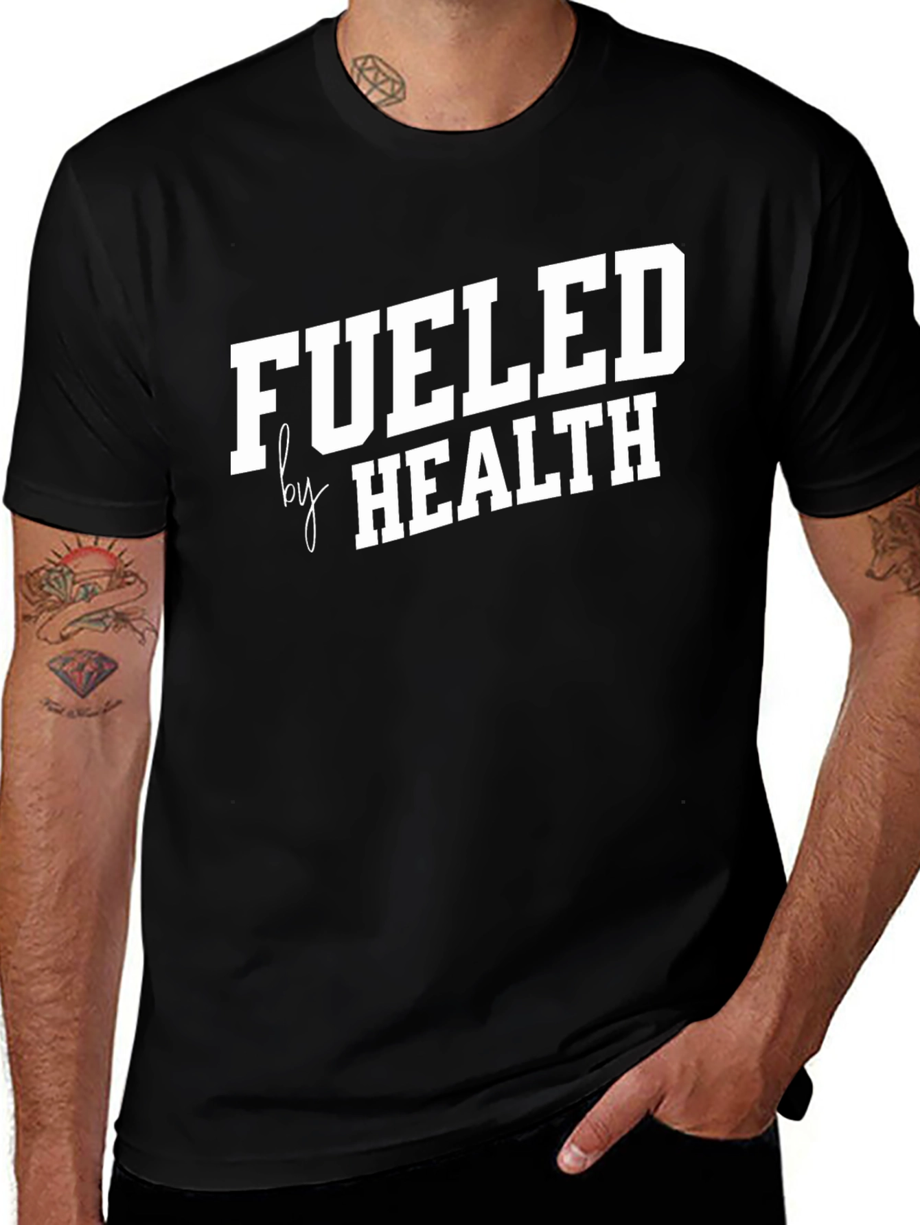 Fueled by Health Black T-Shirt