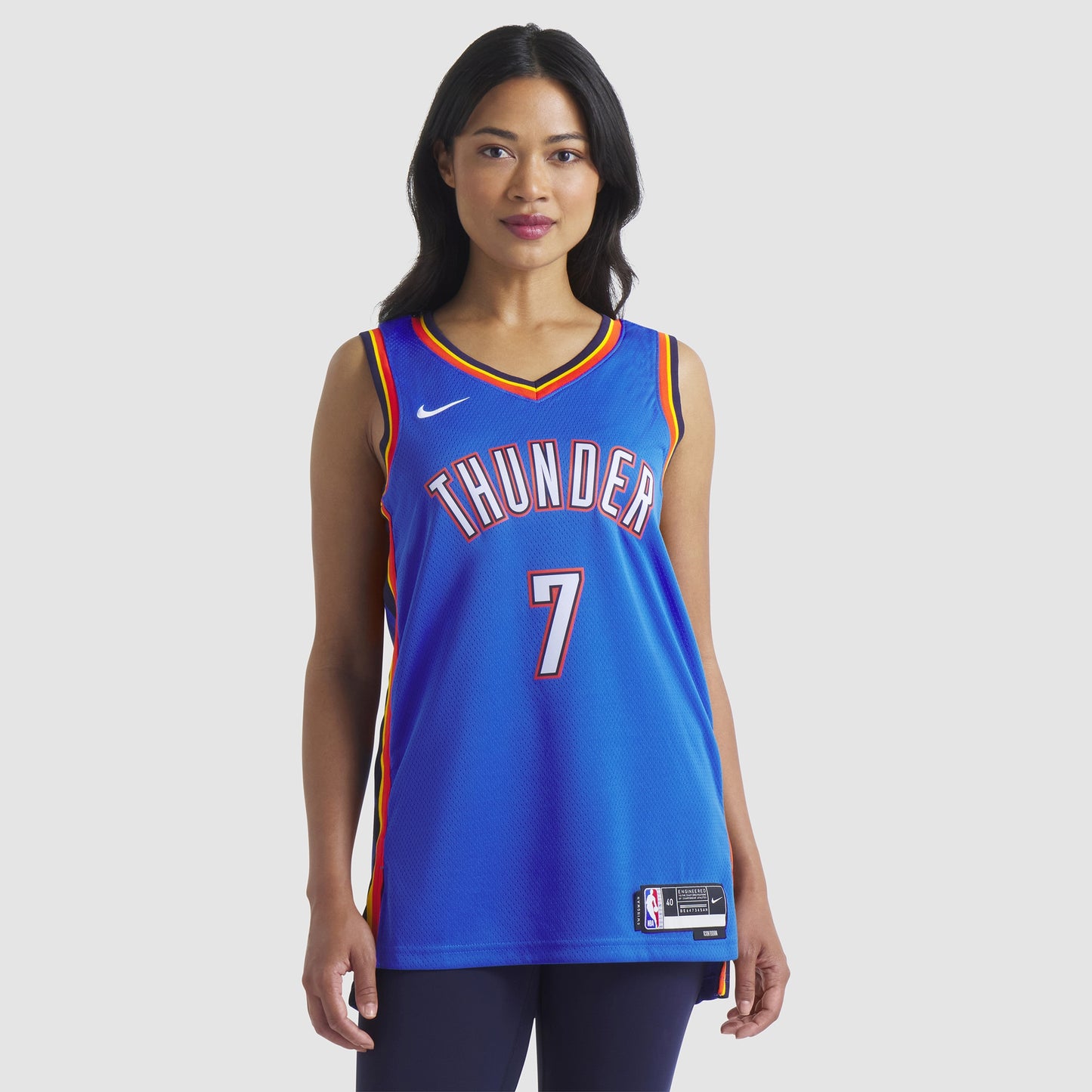 Unisex Oklahoma City Thunder Chet Holmgren Nike Blue 2022 NBA Draft First Round Pick Player Swingman Jersey - Icon Edition