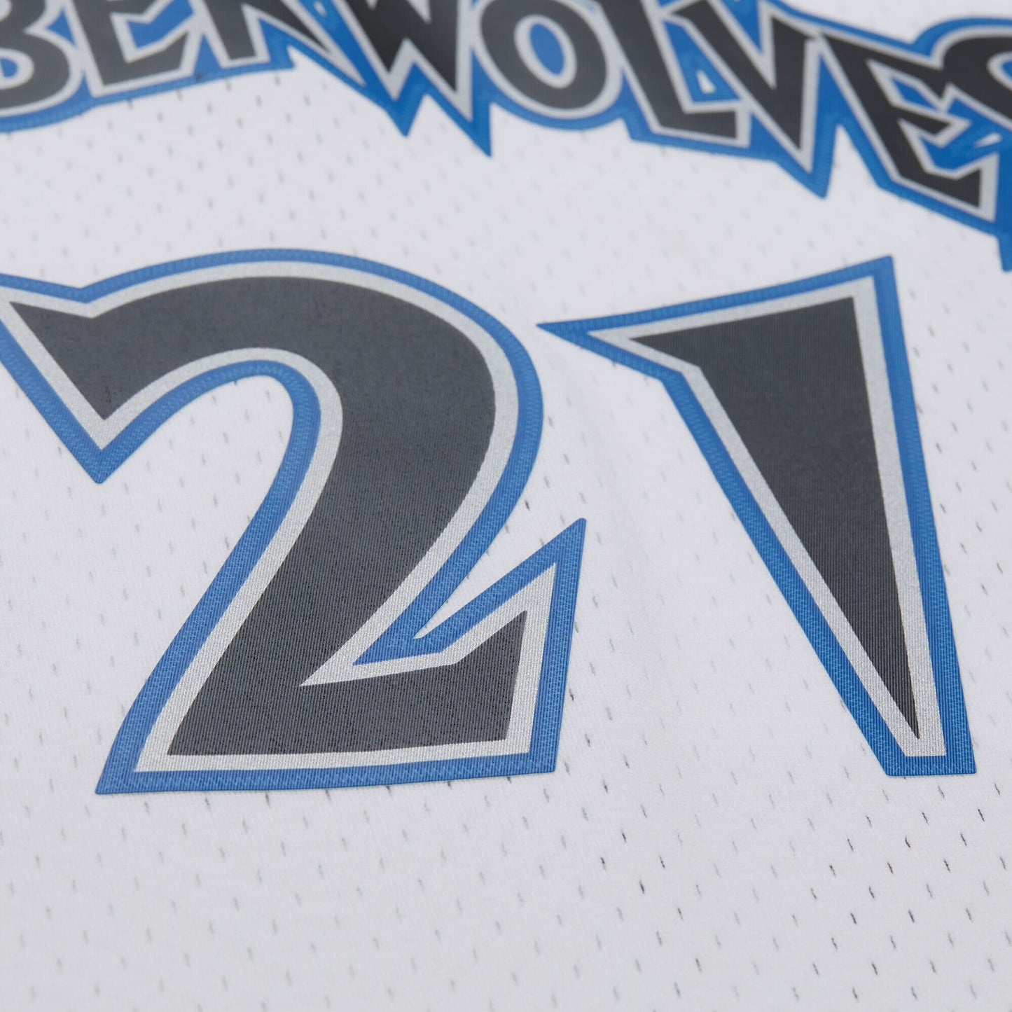 Men's Minnesota Timberwolves Kevin Garnett Mitchell & Ness White Hardwood Classics Swingman Jersey