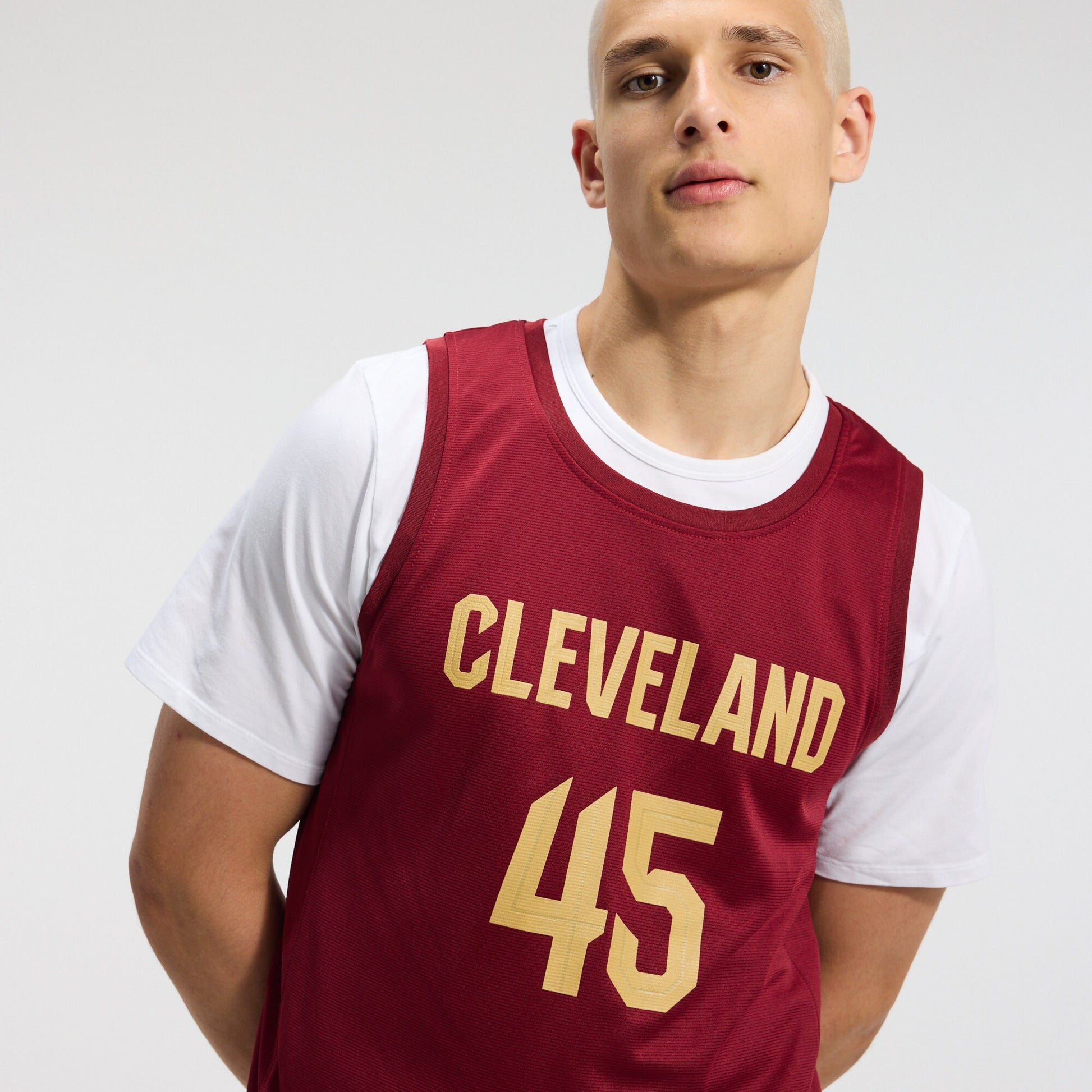 Men's Cleveland Cavaliers Donovan Mitchell Fanatics Wine Fast Break Replica Jersey - Icon Edition