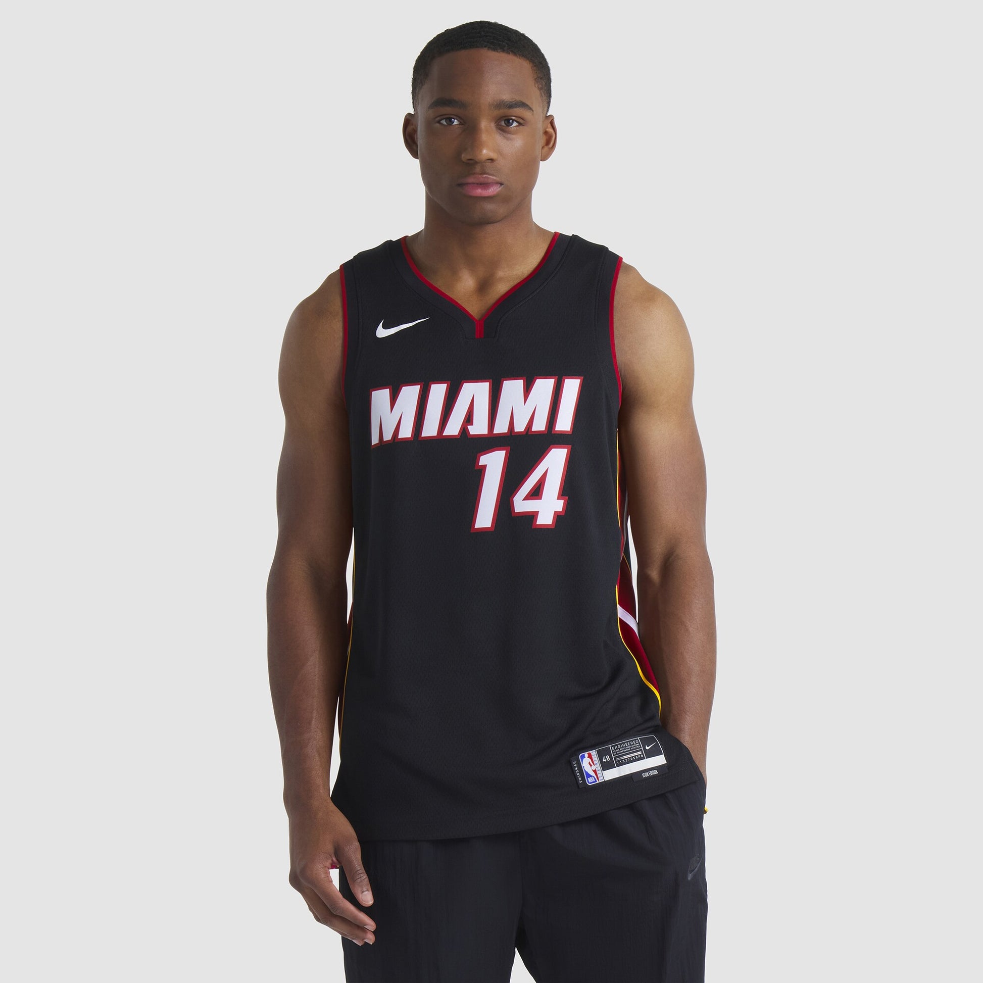 Unisex Miami Heat Tyler Herro Nike Black Swingman Jersey - Icon Edition