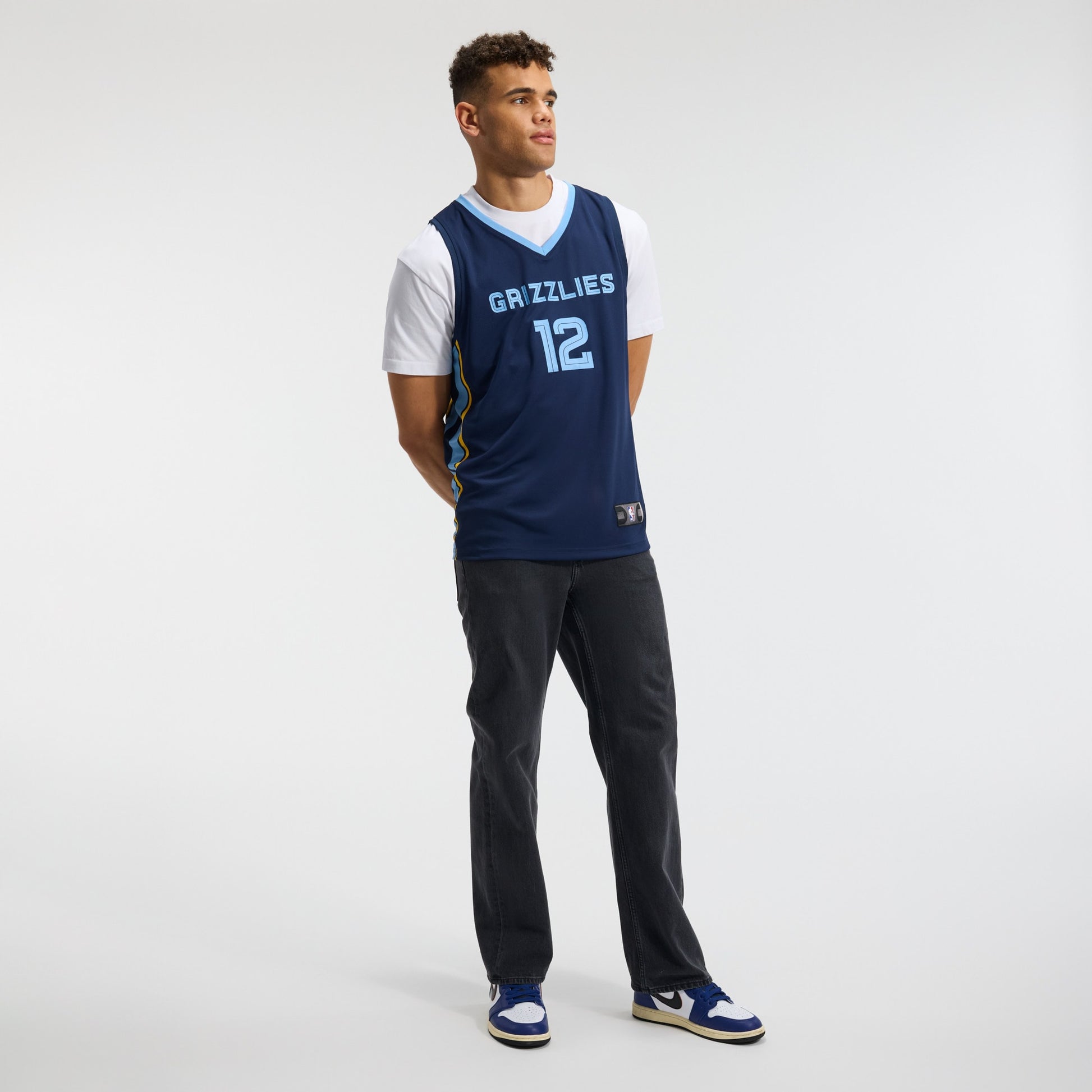 Men's Memphis Grizzlies Ja Morant Fanatics Navy Fast Break Replica Player Jersey - Icon Edition