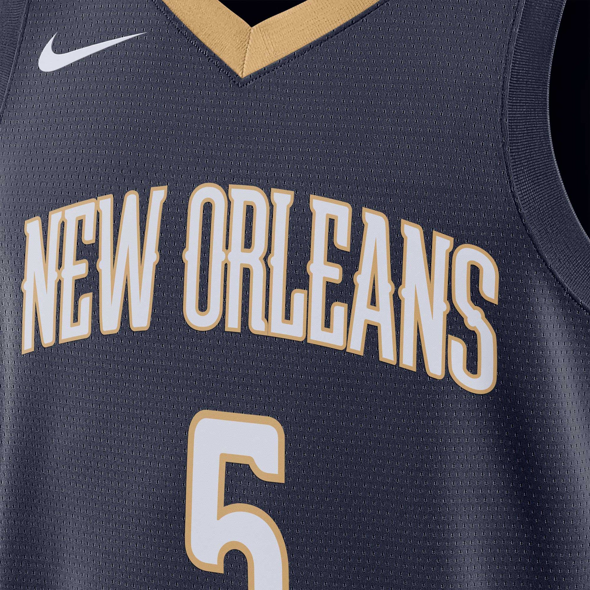 Unisex New Orleans Pelicans Dejounte Murray Nike Navy 2024 Offseason Addition Nike Swingman Jersey