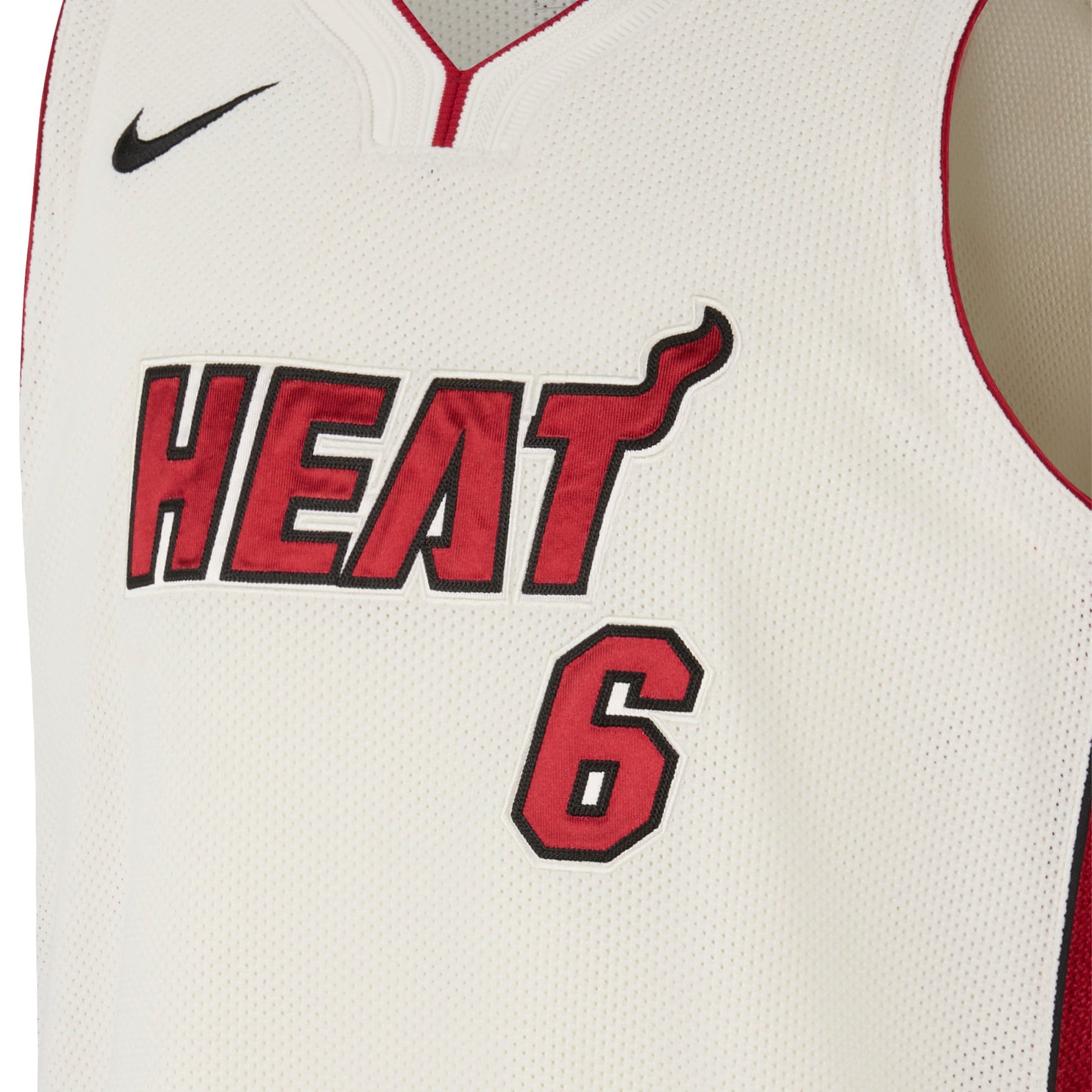 Unisex Miami Heat LeBron James Nike Cream Forever King Reserve Authentic Jersey