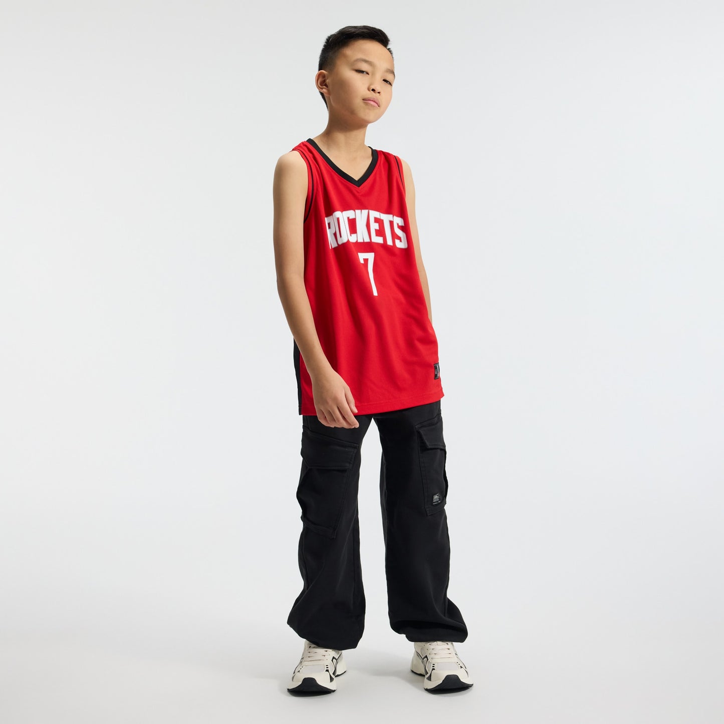 Youth Houston Rockets Kevin Durant Fanatics Red Fast Break Jersey - Icon Edition