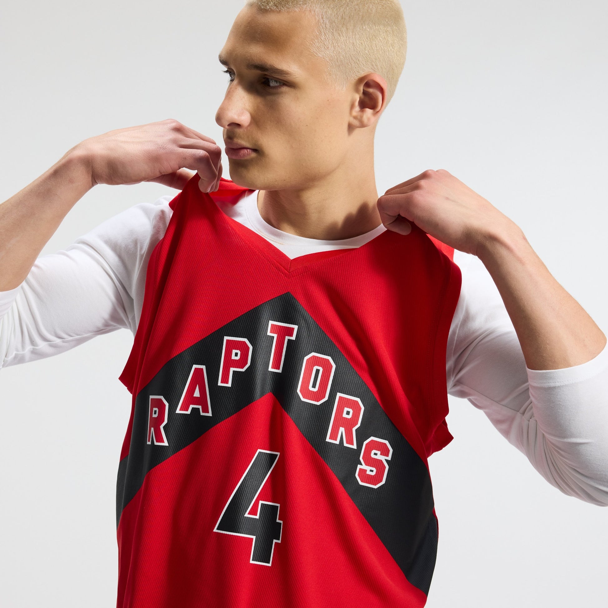 Men's Toronto Raptors Scottie Barnes Fanatics Red Fast Break Replica Jersey - Icon Edition