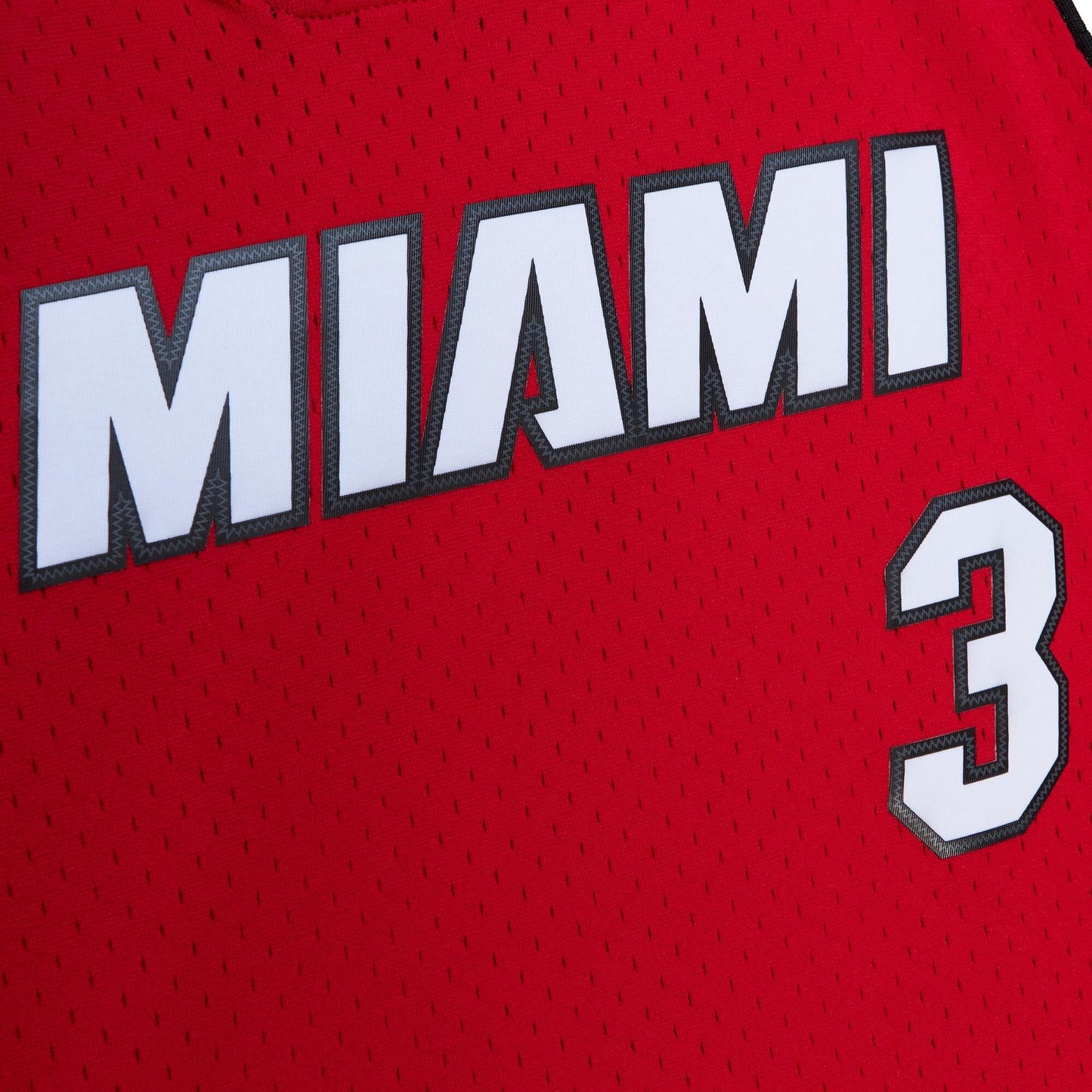 Women's Miami Heat Dwyane Wade Red 2005/06 Hardwood Classics Swingman Jersey