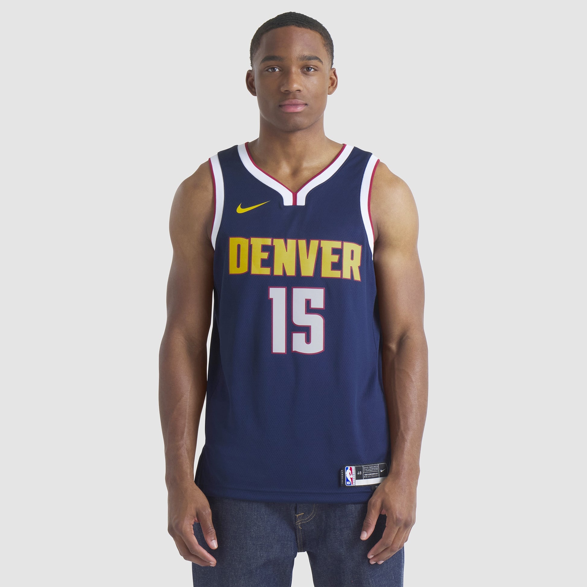 Unisex Denver Nuggets Nikola Jokic Nike Navy Swingman Jersey - Icon Edition