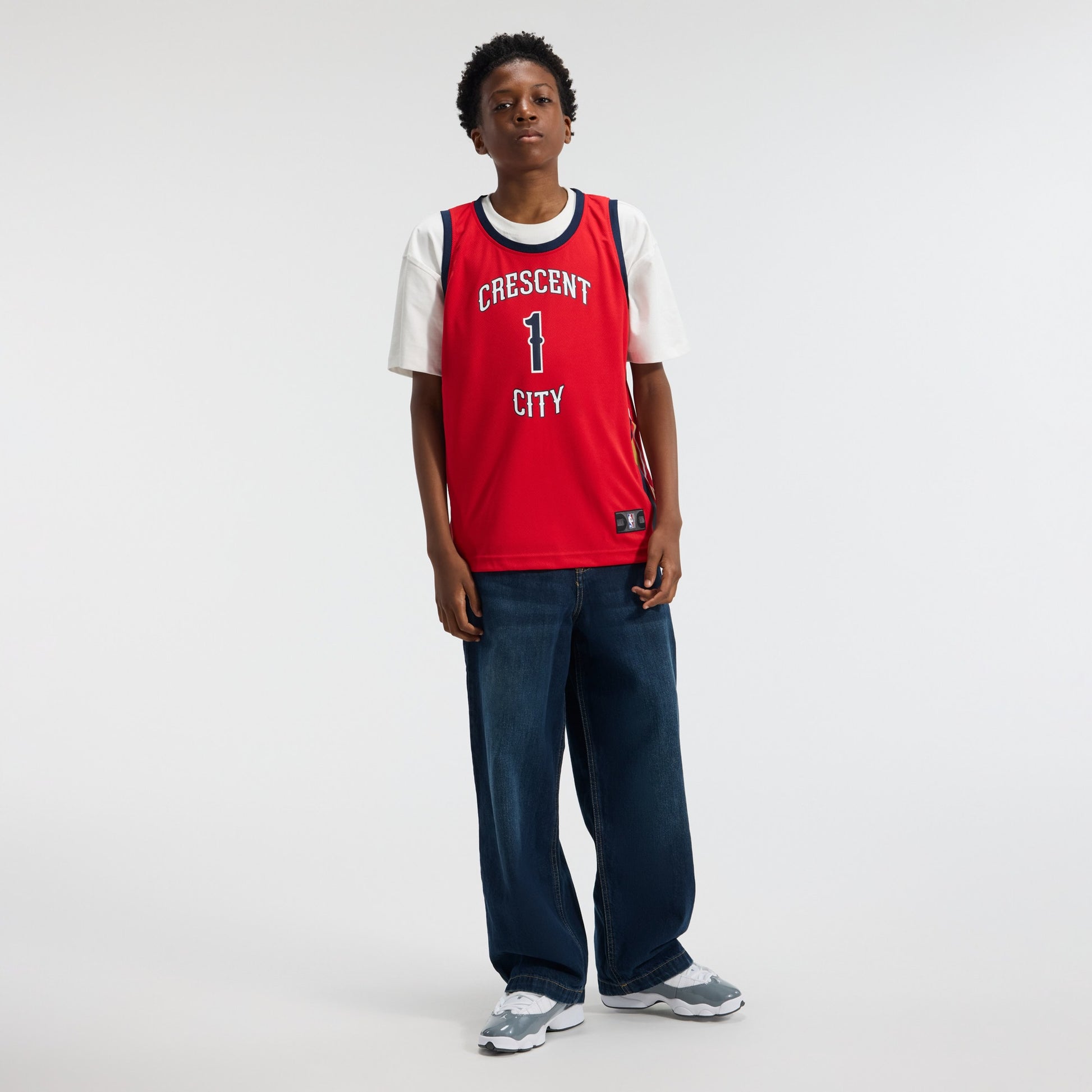 Youth New Orleans Pelicans Zion Williamson Fanatics Red Fast Break Player Jersey - Statement Edition
