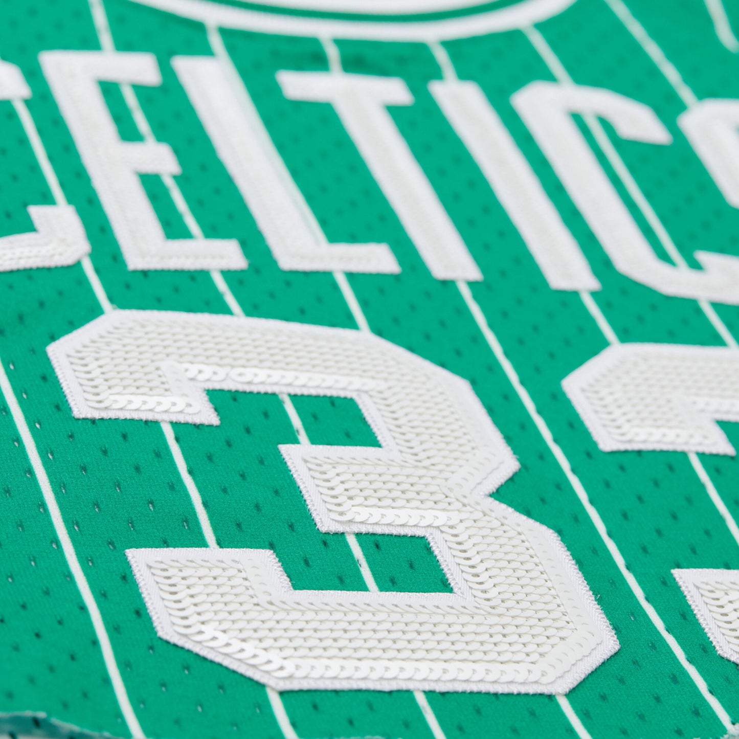 Women's Boston Celtics Larry Bird Mitchell & Ness x DANNIJO Kelly Green Fashion Cropped Basketball Jersey