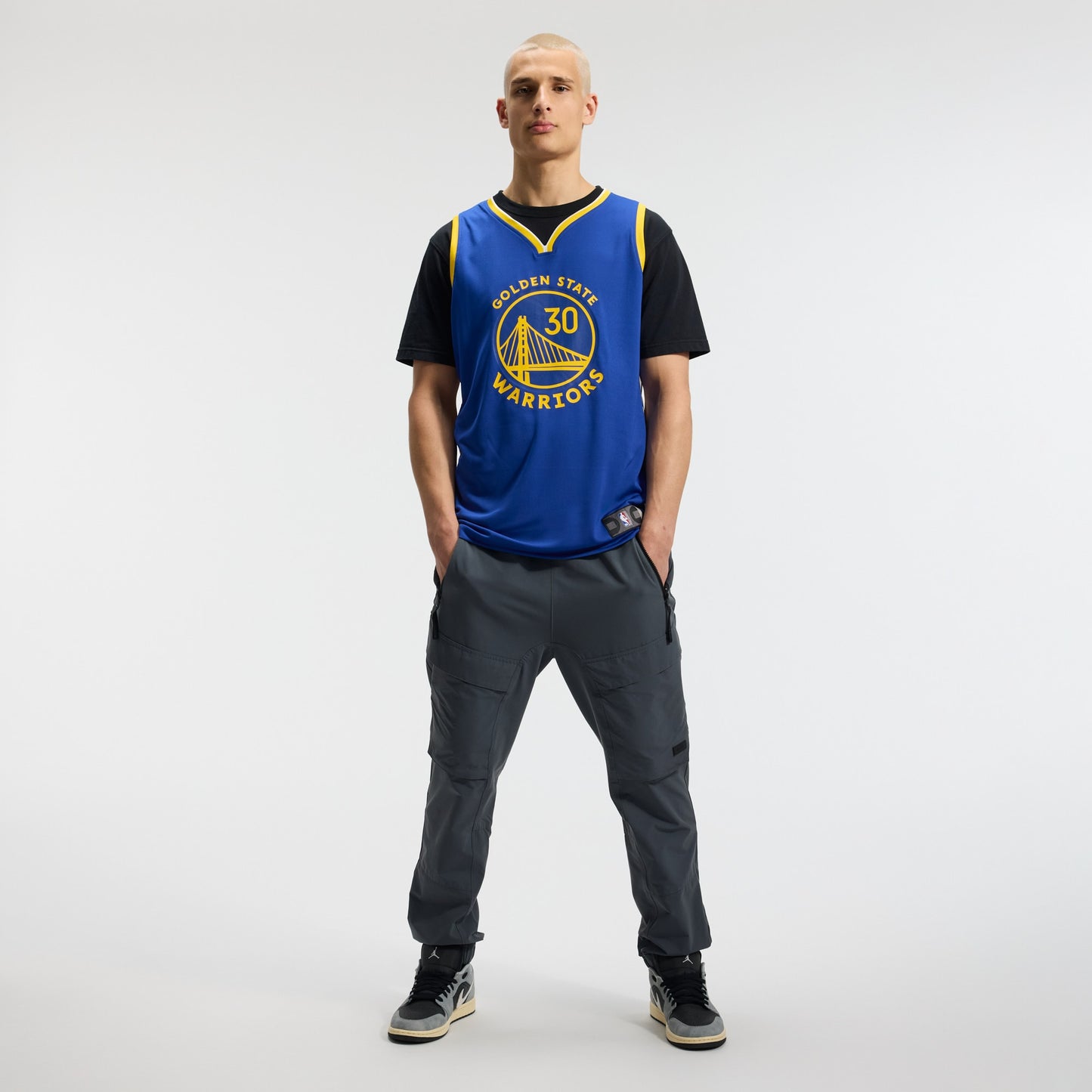 Men's Golden State Warriors Stephen Curry Fanatics Royal Fast Break Replica Jersey - Icon Edition