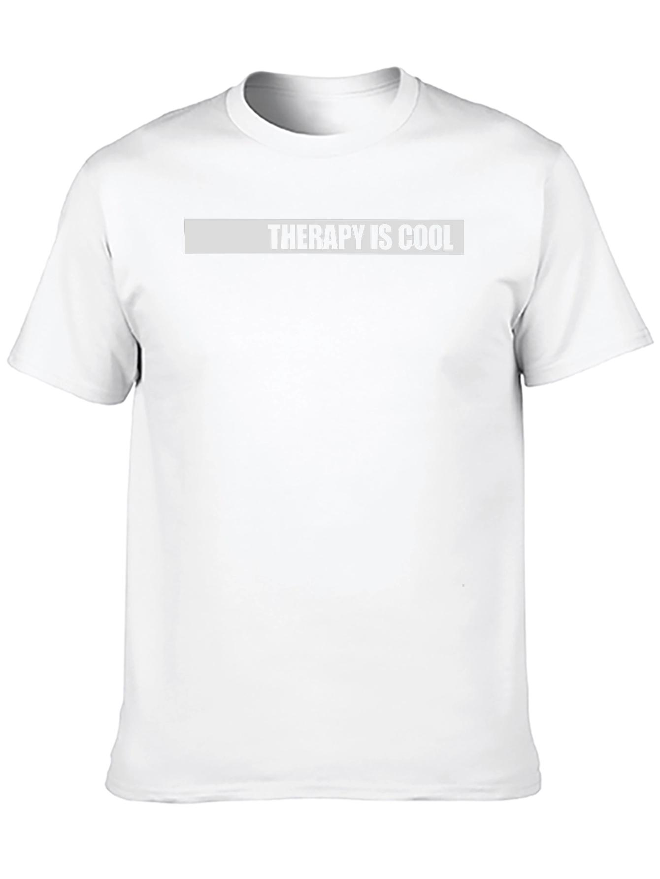Therapy is Cool Black Graphic Tee