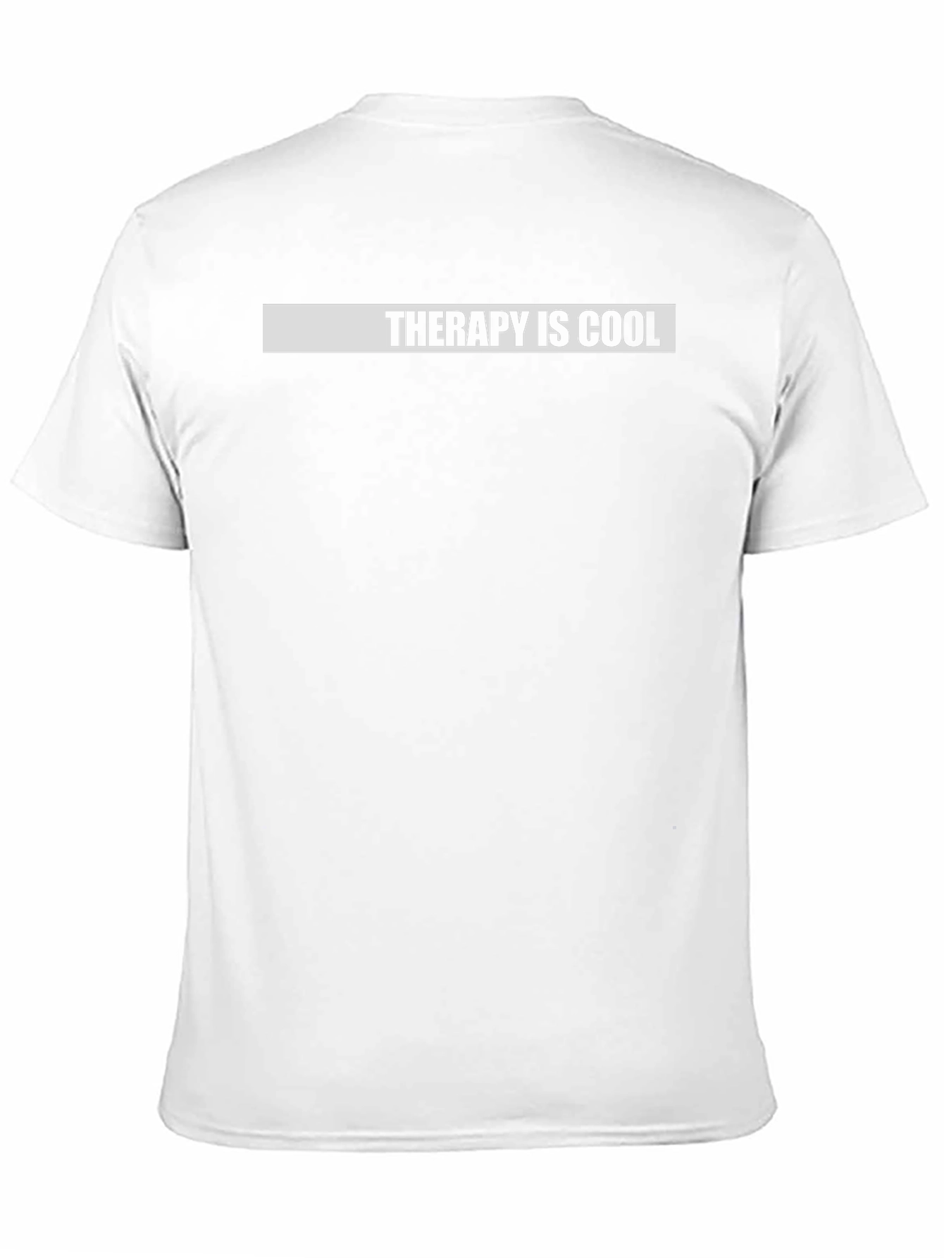 Therapy is Cool Black Graphic Tee