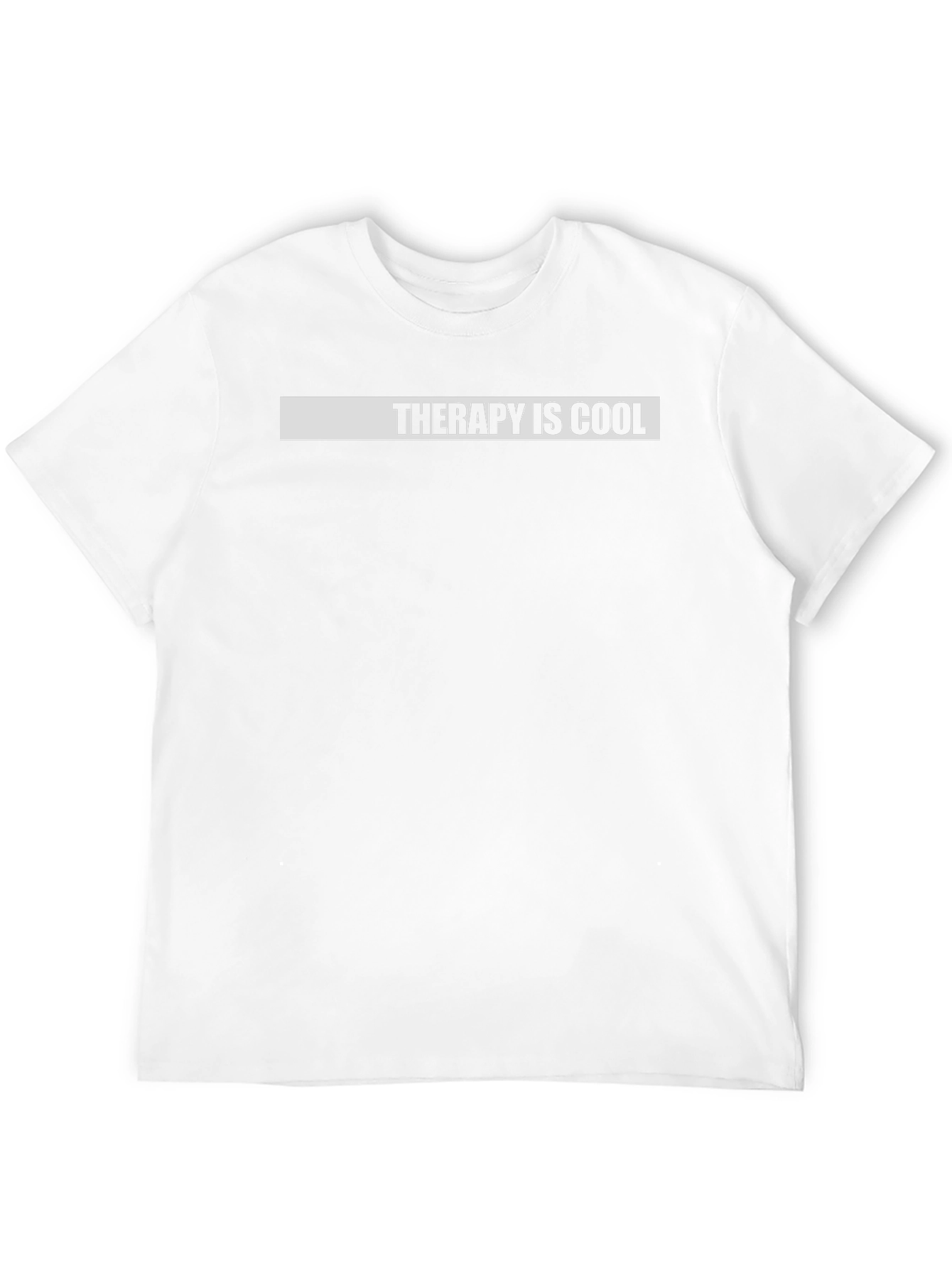 Therapy is Cool Black Graphic Tee